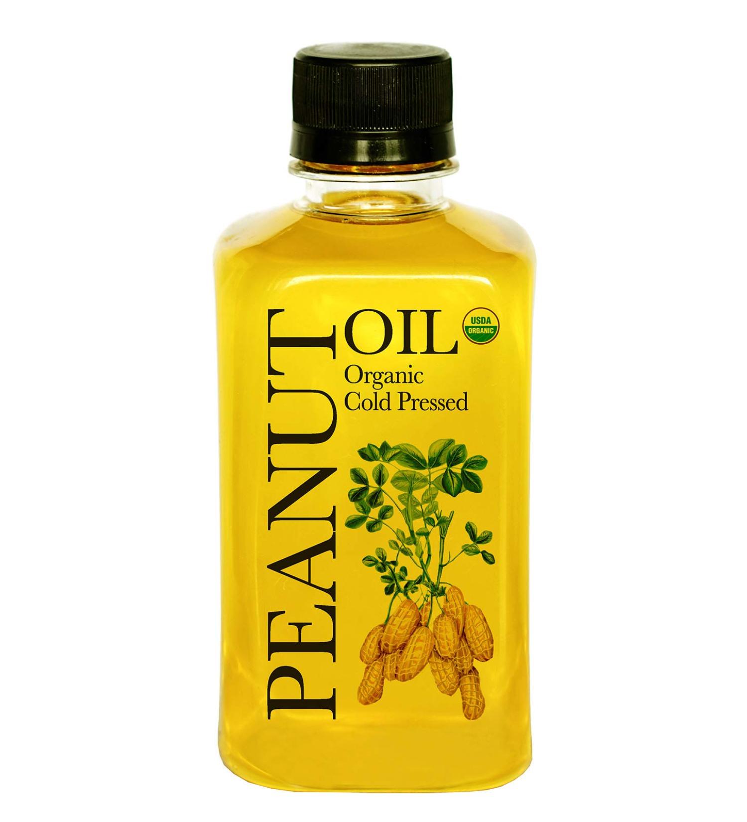 Daana Organic Peanut Oil 12 Fl Oz - Cold Pressed | Pure & Natural | 1 Pack - Buy Online on GoSupps.com