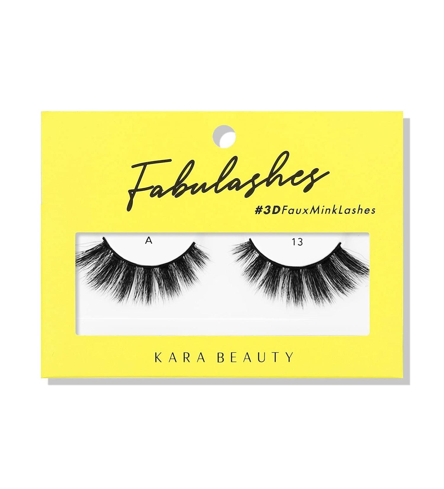 Kara Beauty Fabulashes 3D Faux Mink False Eyelashes - Style A13 | International Shipping Available - Buy Online on GoSupps.com
