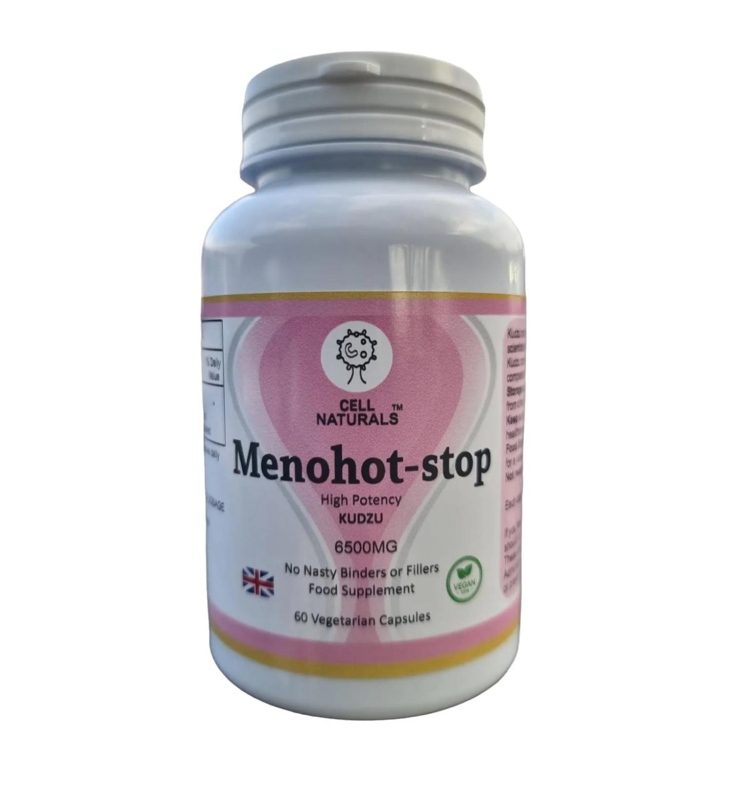 Max Strength Kudzu Root 6500mg Natural Vegan Dietary Supplement (60) Menohot Stop