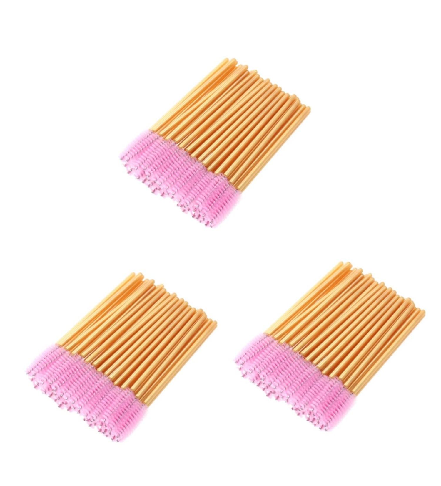 Baluue 150 Pcs Mascara Brush Applicator Eyelash Mascara Make up for Face Colored Mascara 150pcsx3pcs Pinkx3pcs - Buy Online on GoSupps.com