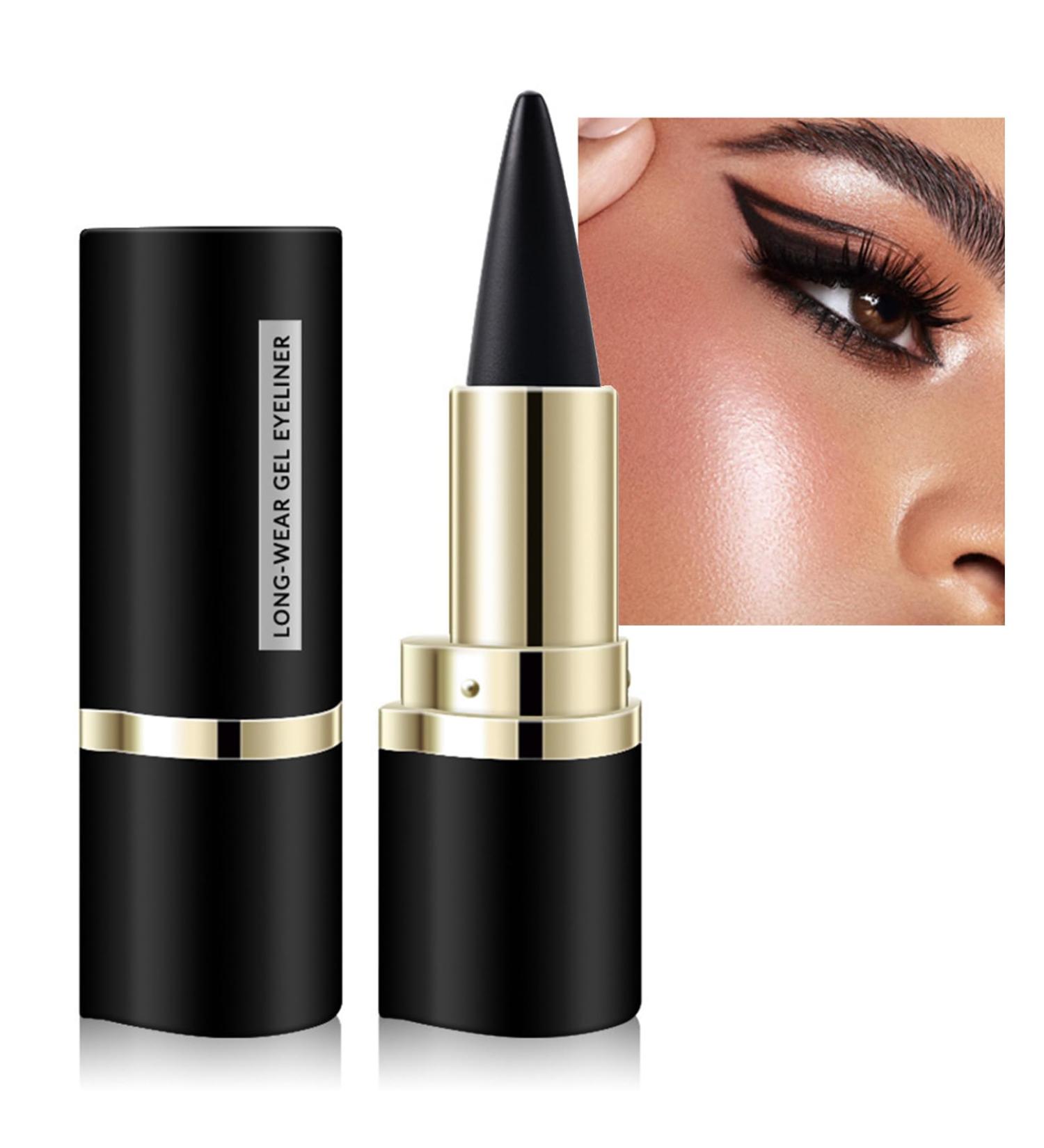  EONFAVE EONFAVE Creamy black eyeliner pencil highly pigmented waterproof gel eyeliner long-lasting eye makeup quick-drying smooth smudge-resistant - Buy Online on GoSupps.com