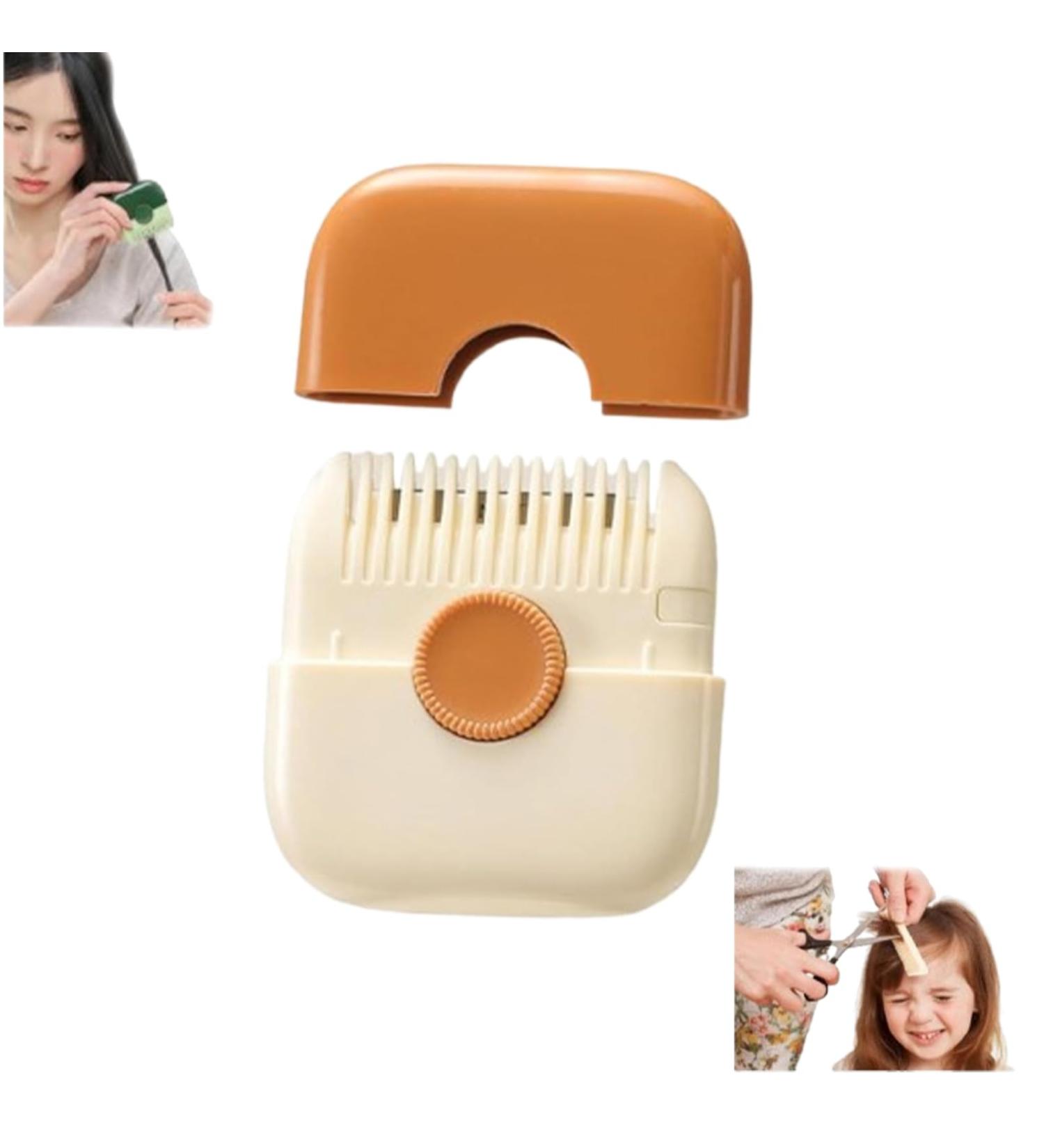 Two-In-One Hair Trimmer Portable Hair Trimming Comb Hair Splitting Trimmer Bangs Hair Tail Trimming Haircut Comb (D) - Buy Online on GoSupps.com