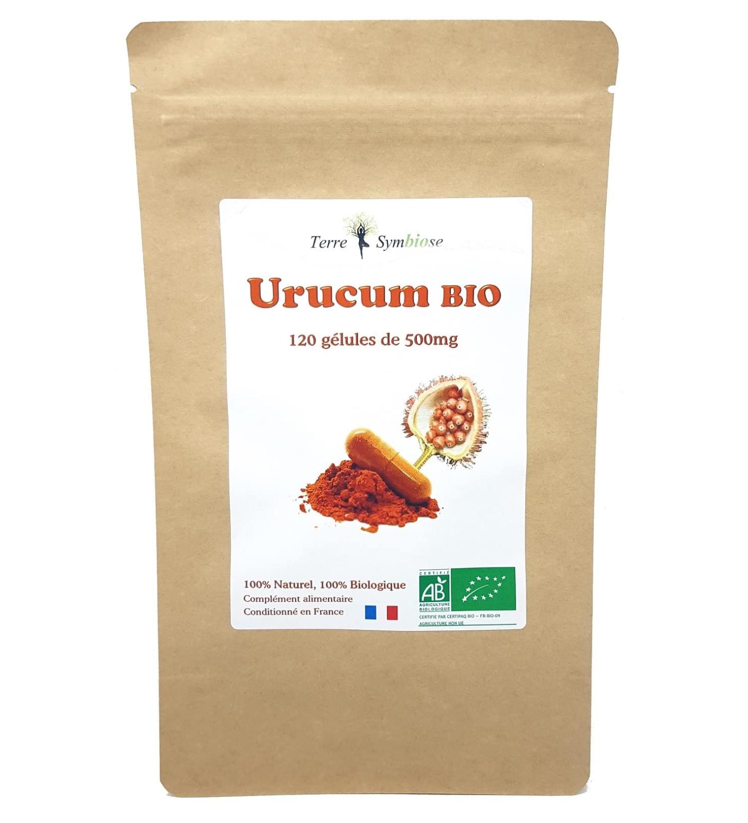 Urucum ORGANIC - 120 capsules of 500 mg - Buy Online on GoSupps.com