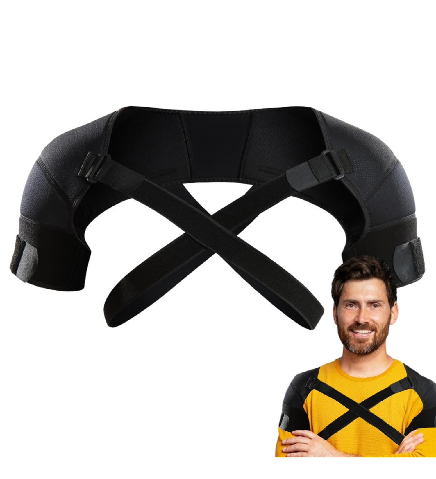 Huyath Shoulder Stability Support Brace Adjustable Shoulder Compression Brace Shoulder Wrap Protector - Breathable Shouder Compression Sleeve Wrap Shoulder Strap Brace for Adults 3xl - Buy Online on GoSupps.com