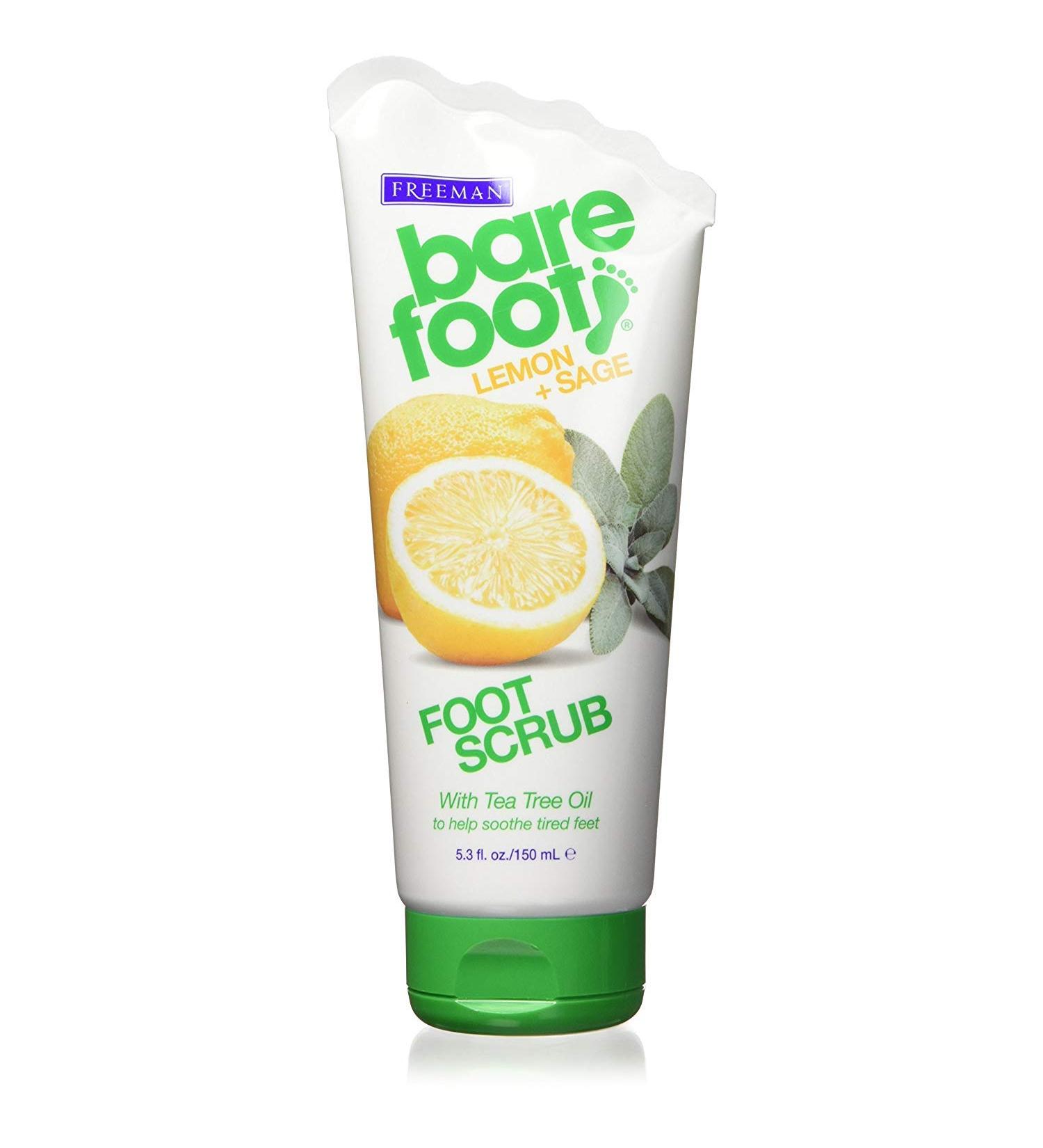 Freeman Bare Foot Revitalizing Foot Scrub Lemon & Sage 5.3 oz (150 ml)