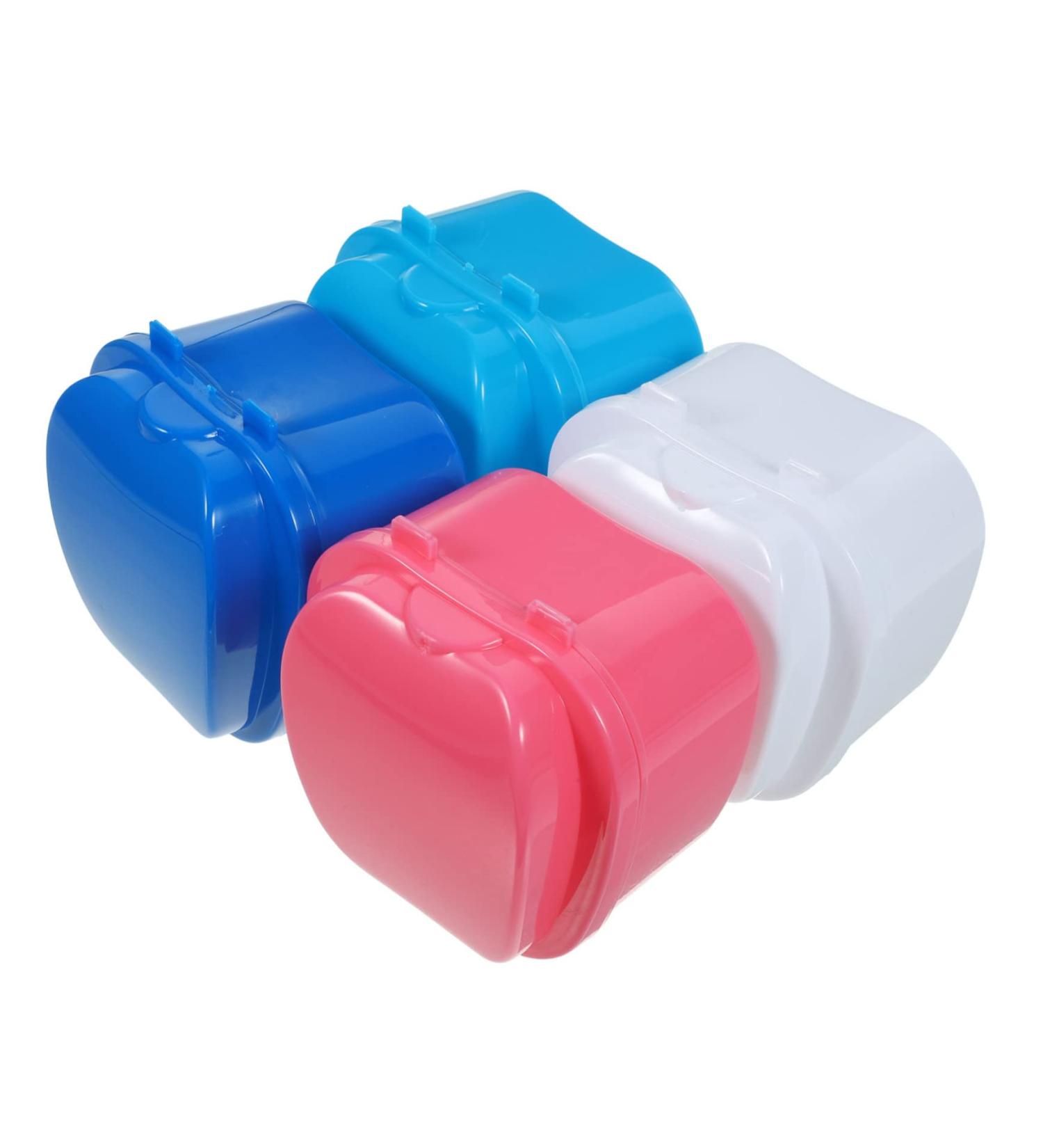 LALAFINA 4-Piece Denture Box Set with Filter Layer | Durable PP Material | International Shipping Available - Buy Online on GoSupps.com
