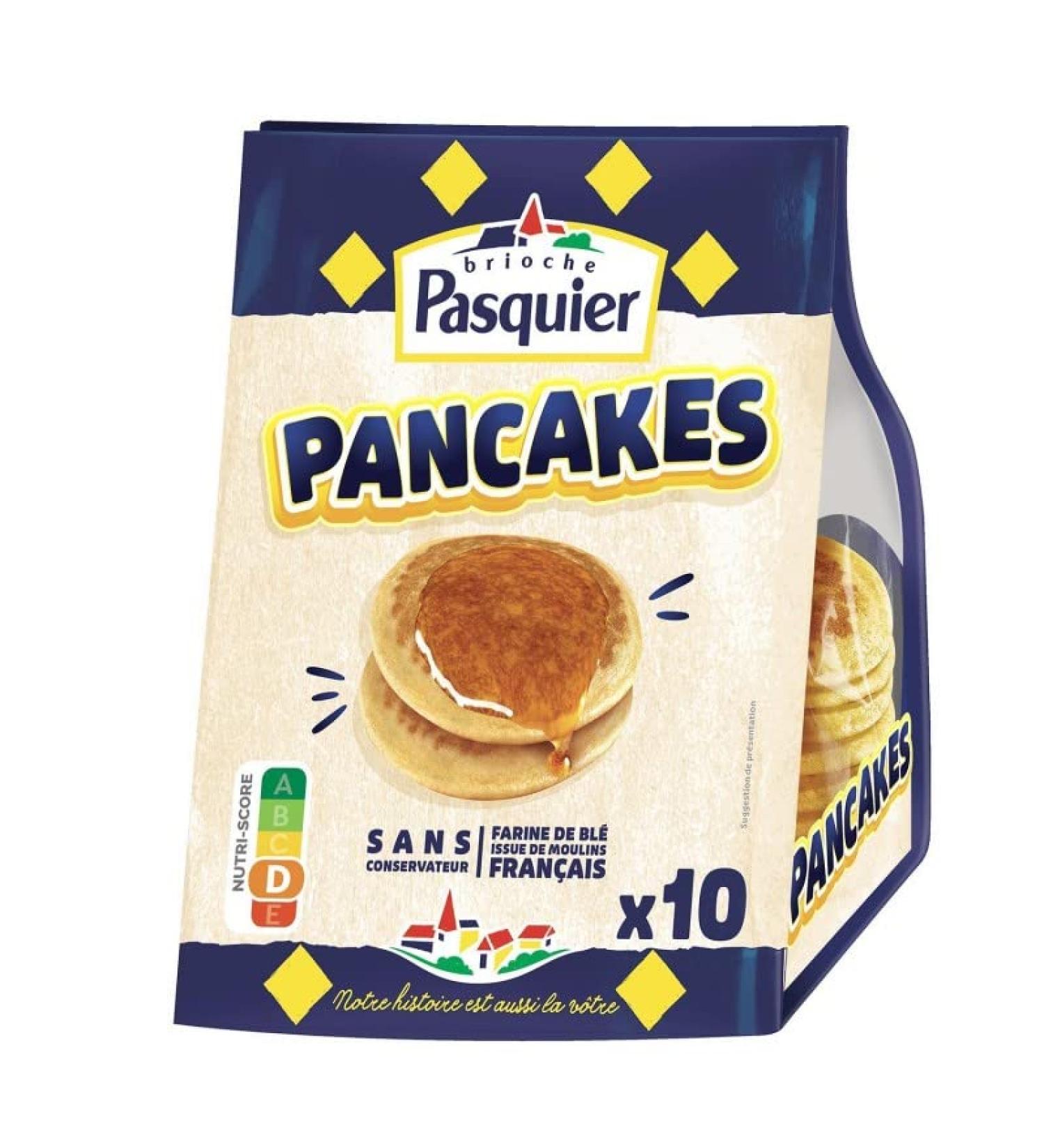 Brioche Pasquier - D licieux Pancakes - Pack de 10 - 350g - Id al pour le Petit D jeuner - Lot De 4