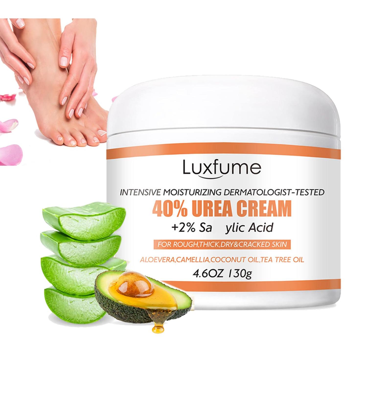 Urea Foot Cream Urea 40% Foot Cream Cracked Heel Repair Cream Foot Cream for Dry Rough Cracked Heels Feet Knees Elbows Hands and Dry Skin Deep Moisturizing Callus Remover Nourishes Soften - Buy Online on GoSupps.com