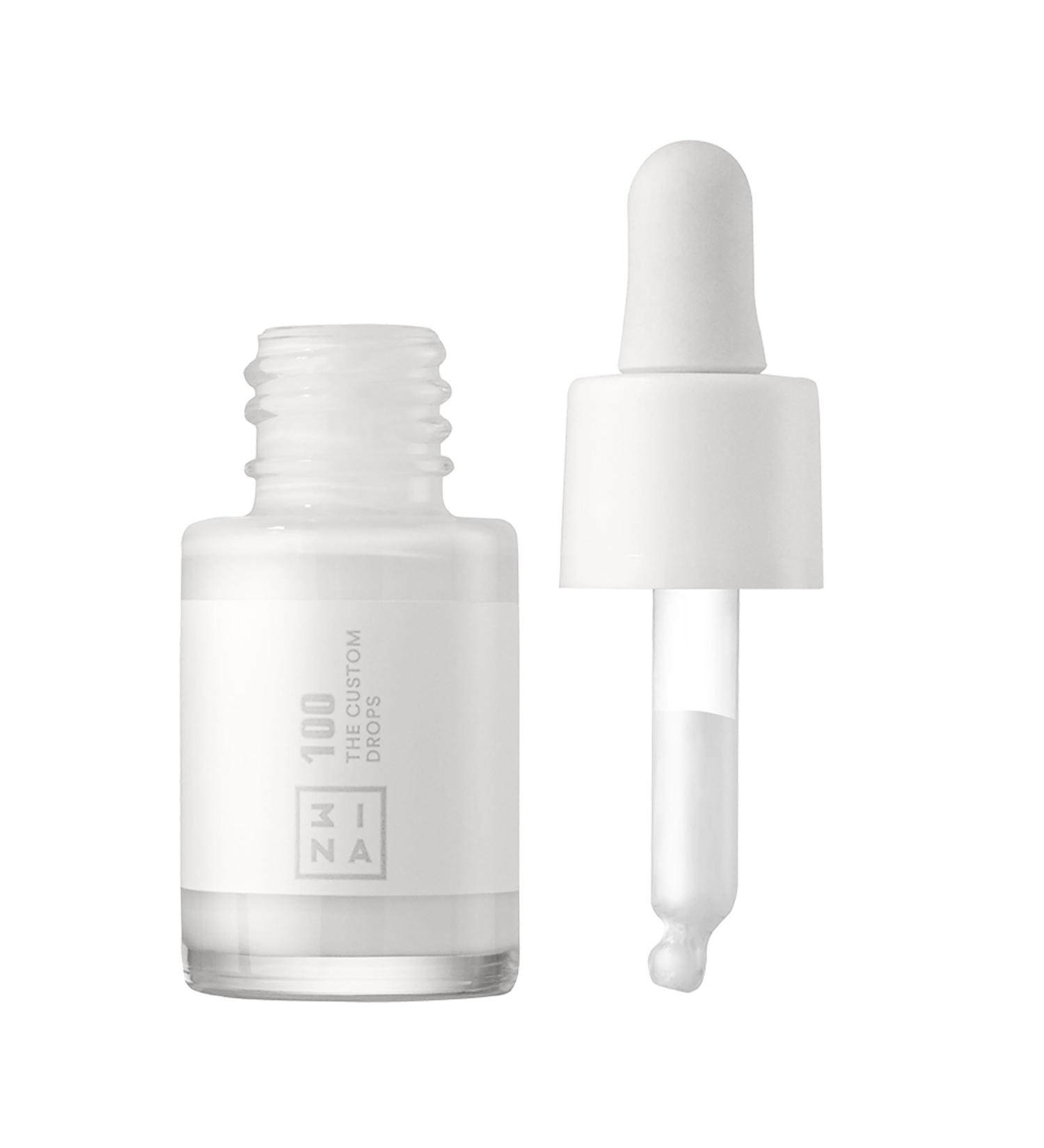 3INA MAKEUP - Vegan - The Custom Drops - Foundation - Custom Tinting Maker - Modifying Drops For Foundation - Complexion Correctors - Modular - Cruelty Free