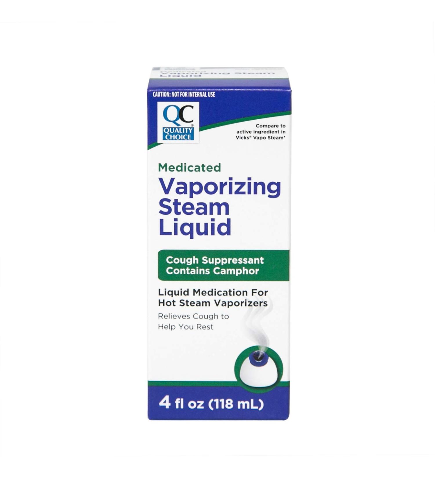 Quality Choice Medicated Vaporizing Steam Liquid 4 Ounces