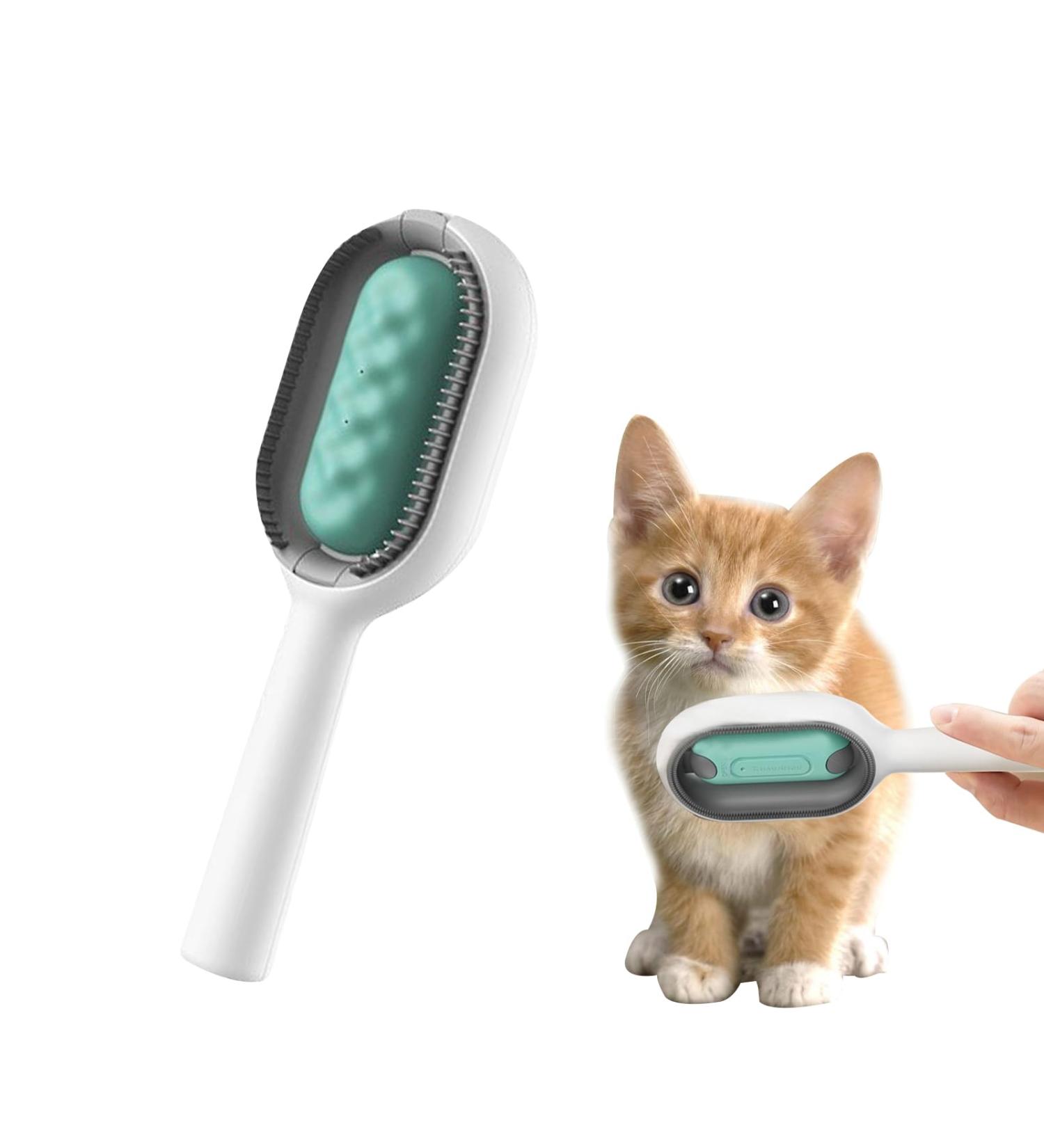 1PCS Cat Brush With Water Tank Cat Grooming Brush Or Dogs And Cats Portable Professional Cat Brushes For Grooming And Cleaning - Buy Online on GoSupps.com