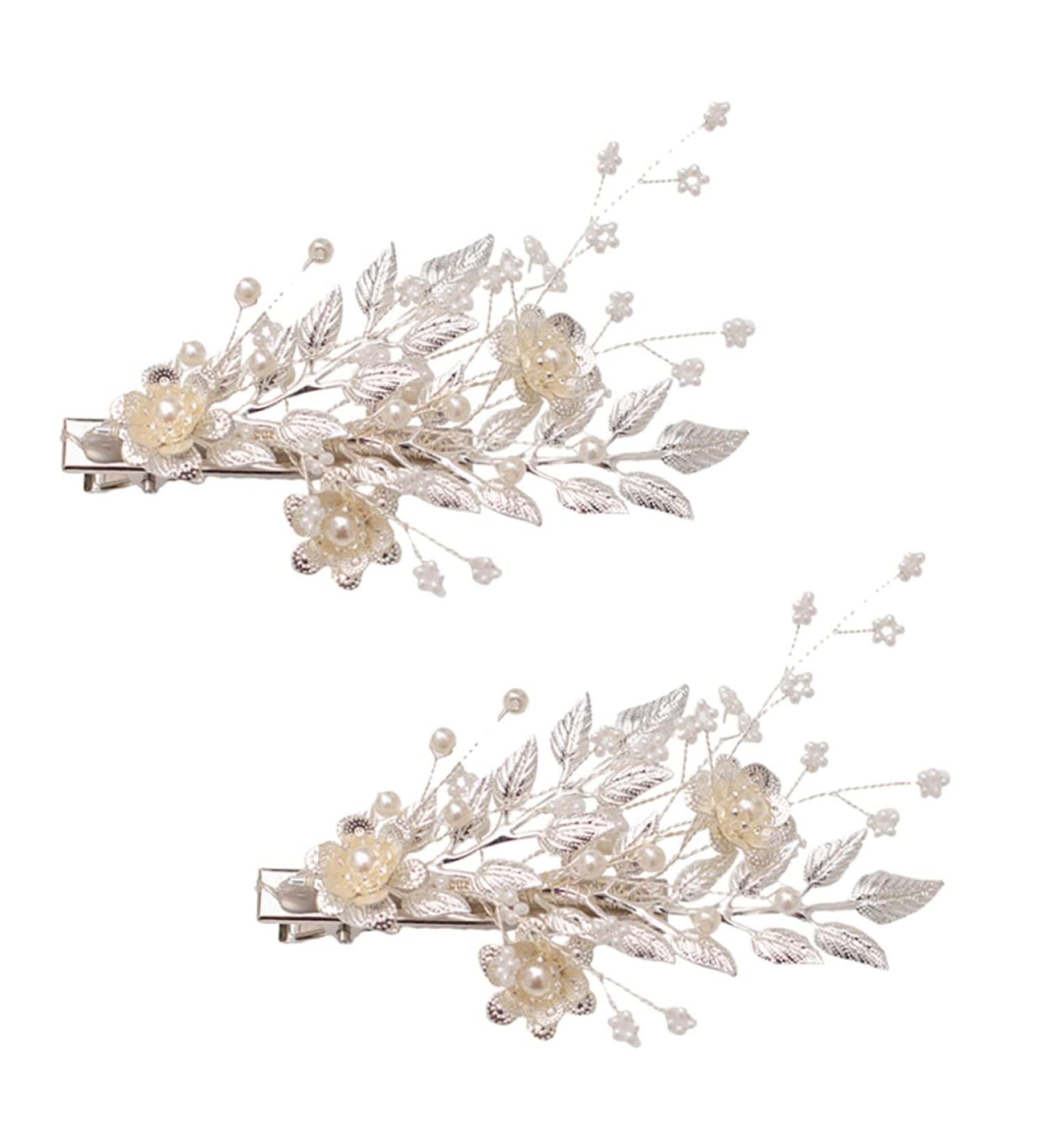 minkissy 2 Set Hairpin Trim Wedding Hair Comb Leaves Hairclip Bridal Hair Accessories Flower Leaf Hair Clip Bridal Hair Clips Wedding Hair Barrette Bridesmaid Hair Clips Miss Mosaic Manual - Buy Online on GoSupps.com