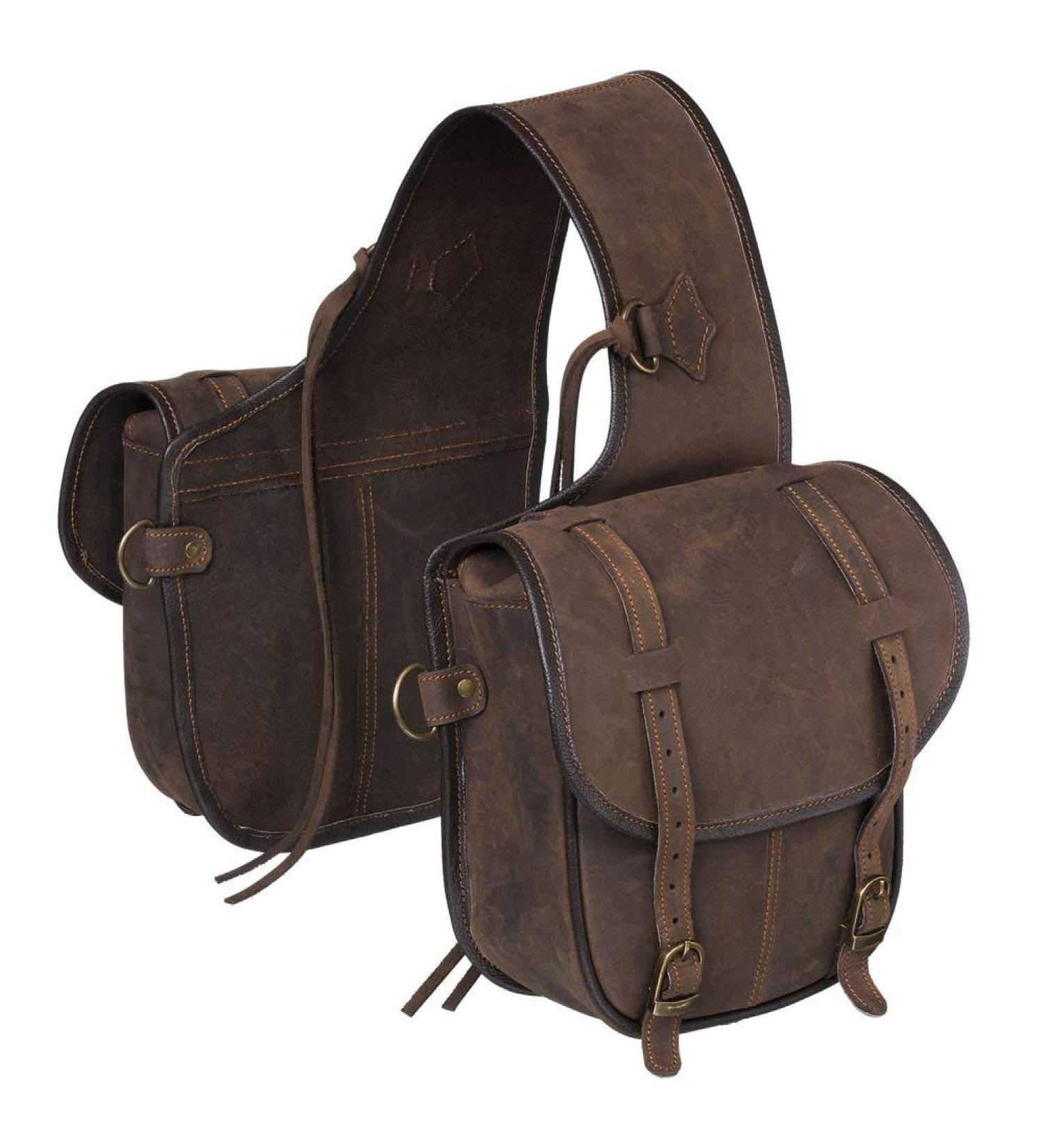 Tough-1 Soft LTH T1 Saddle Bag Brown