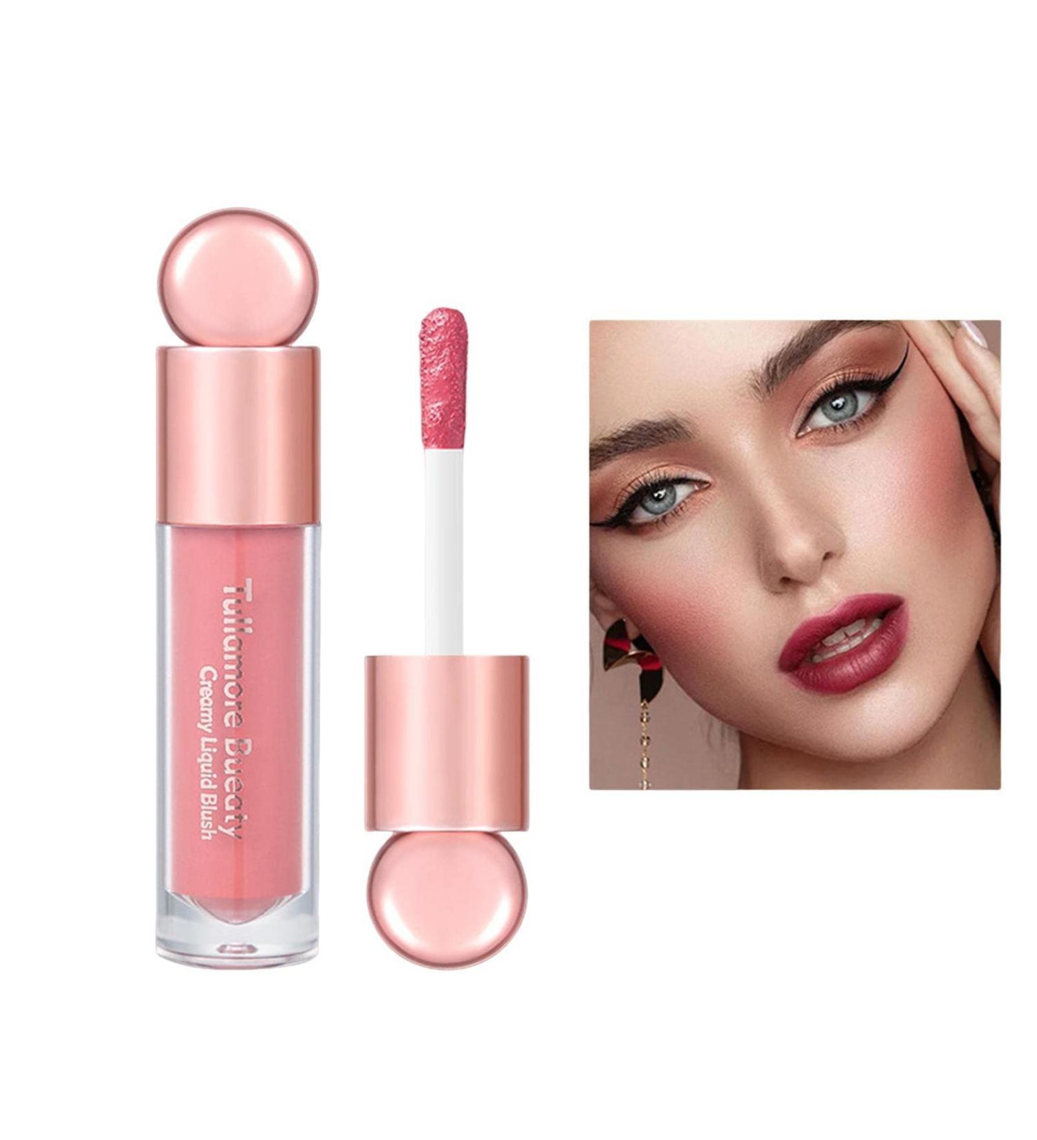 Makeup - Liquid Makeup Waterproof and Long-Lasting Cheek Tint Glow on Cheeks Eyes Lips Pettis 01# - Buy Online on GoSupps.com