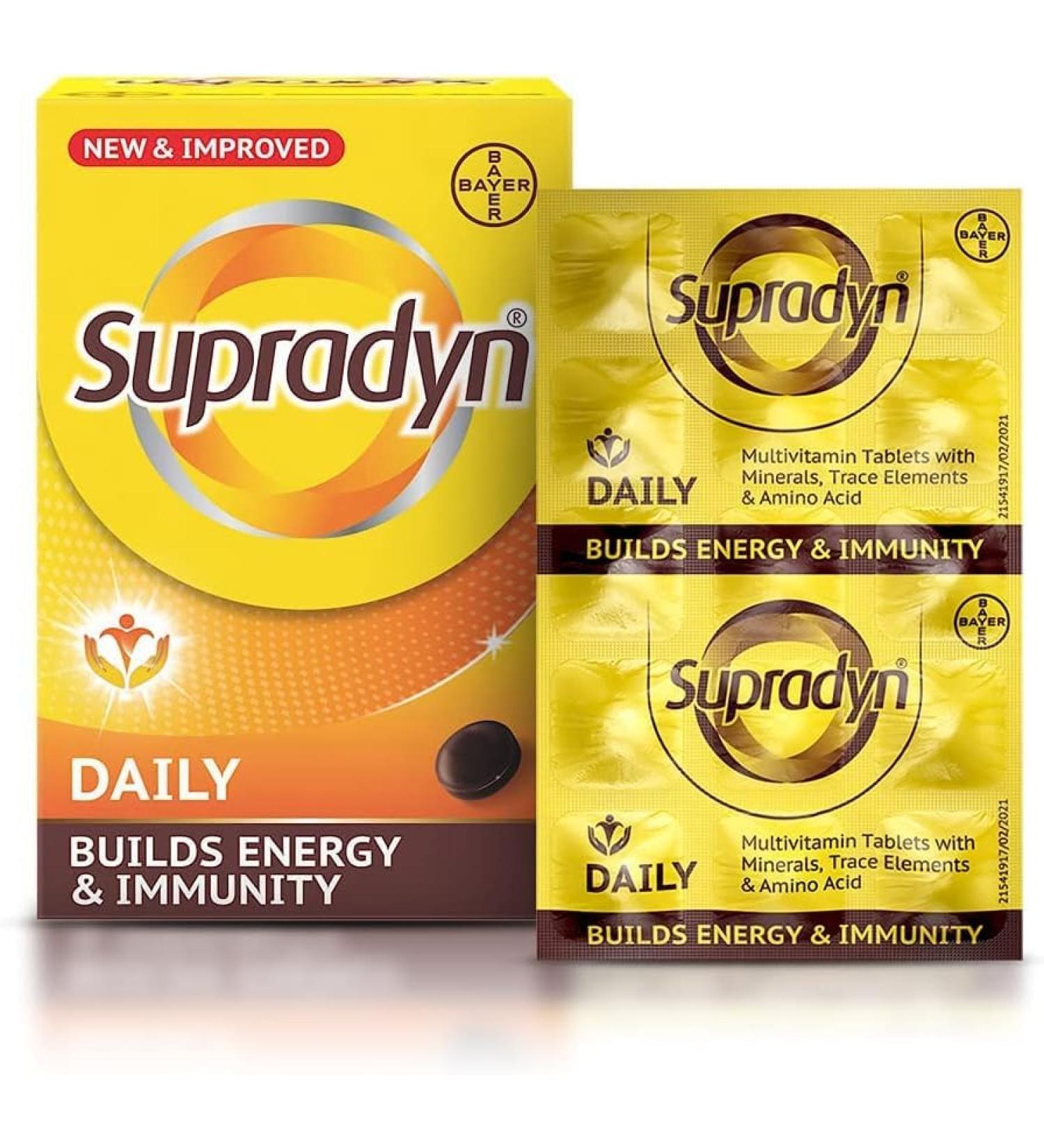 NS Multivitamin Tablets (150 Tablets) for Men & Women with Essential Zinc 12 Vitamins 5 Trace Elements for Daily Immunity & Energy - Buy Online on GoSupps.com