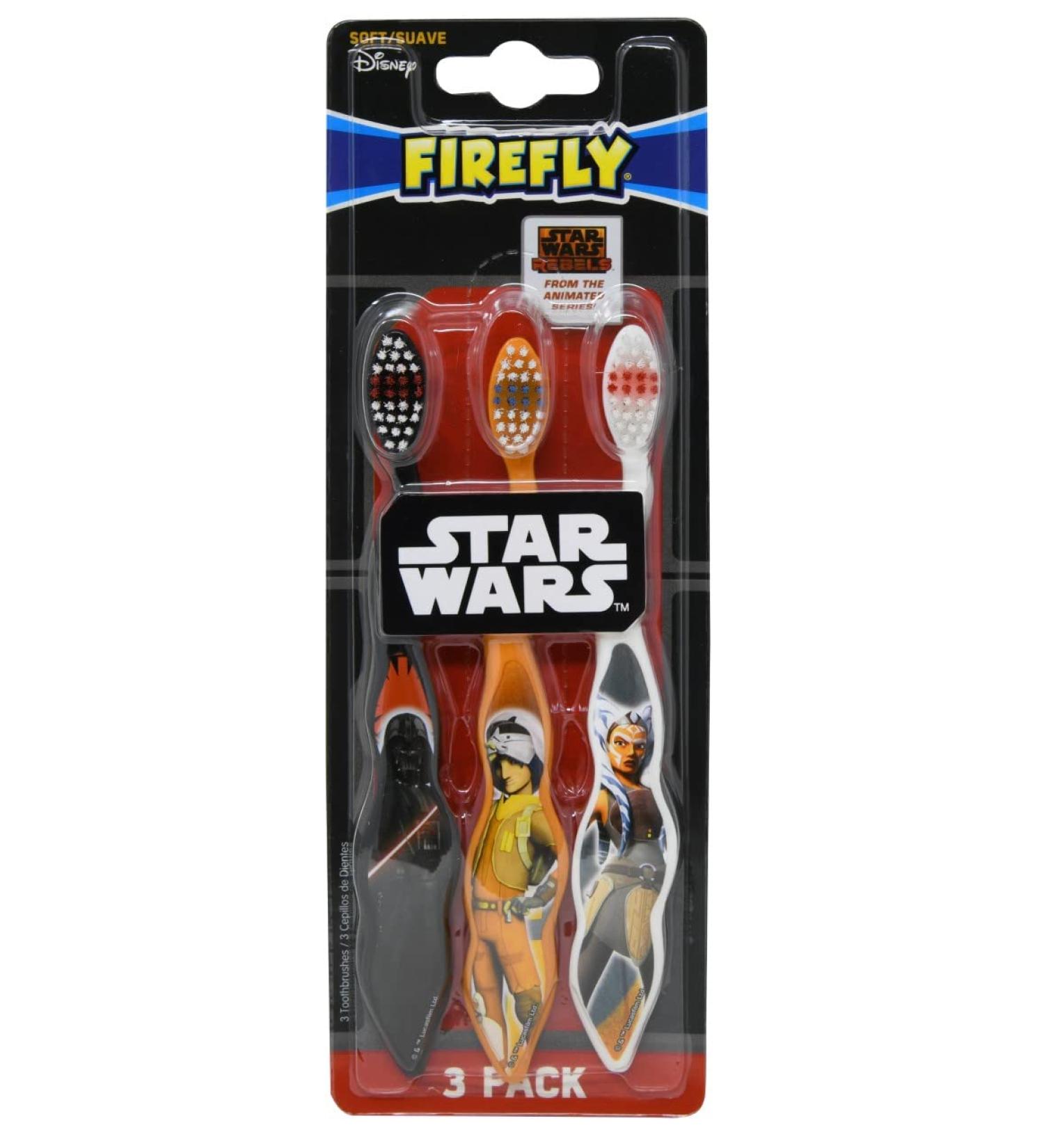 Firefly Star Wars Toothbrush 3 pack