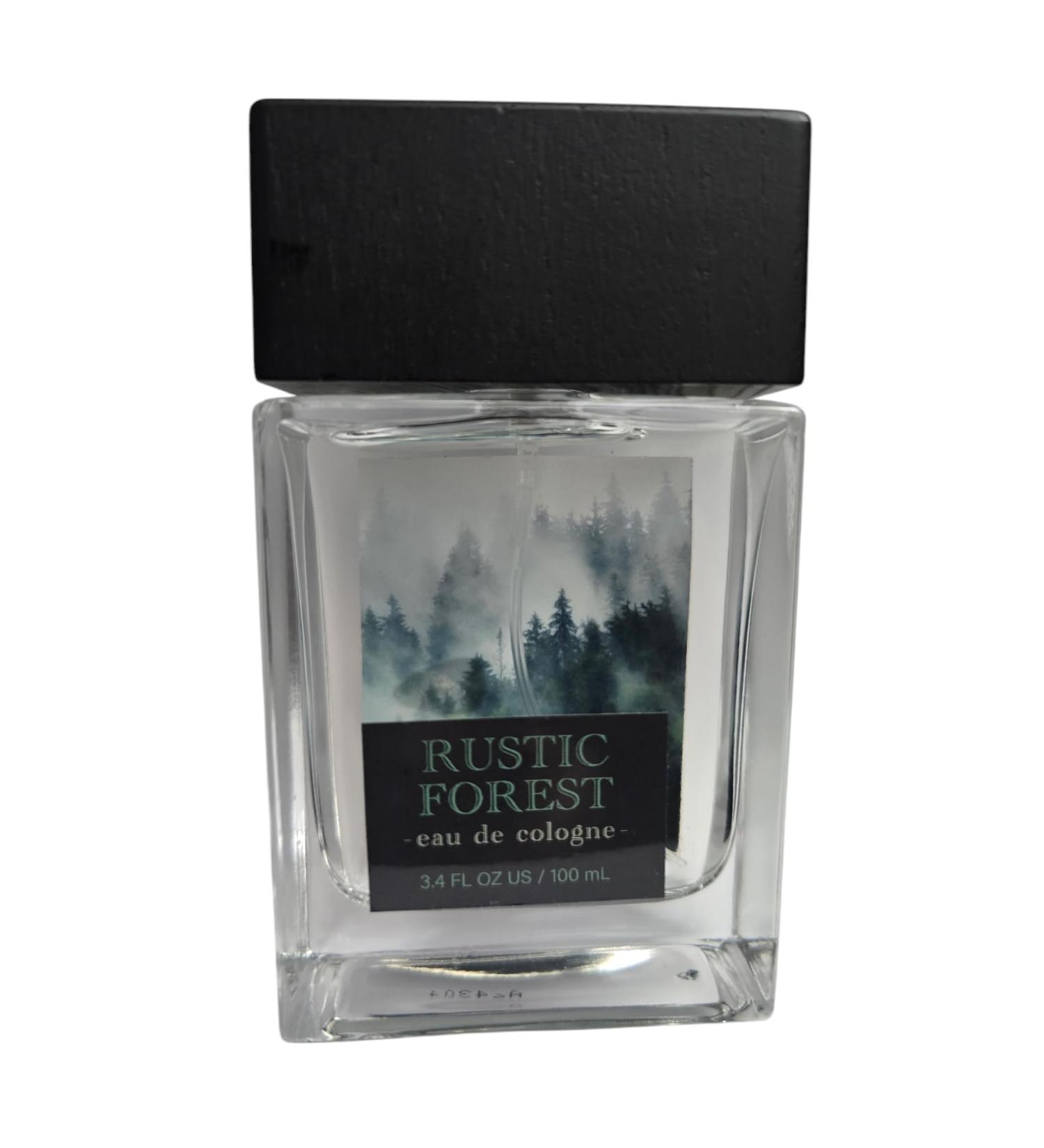 Tru Fragrance Rustic Forest Bergamot Leather And Cedarwood Eau De Cologne 3.4.fl.oz New 100ML Unboxed