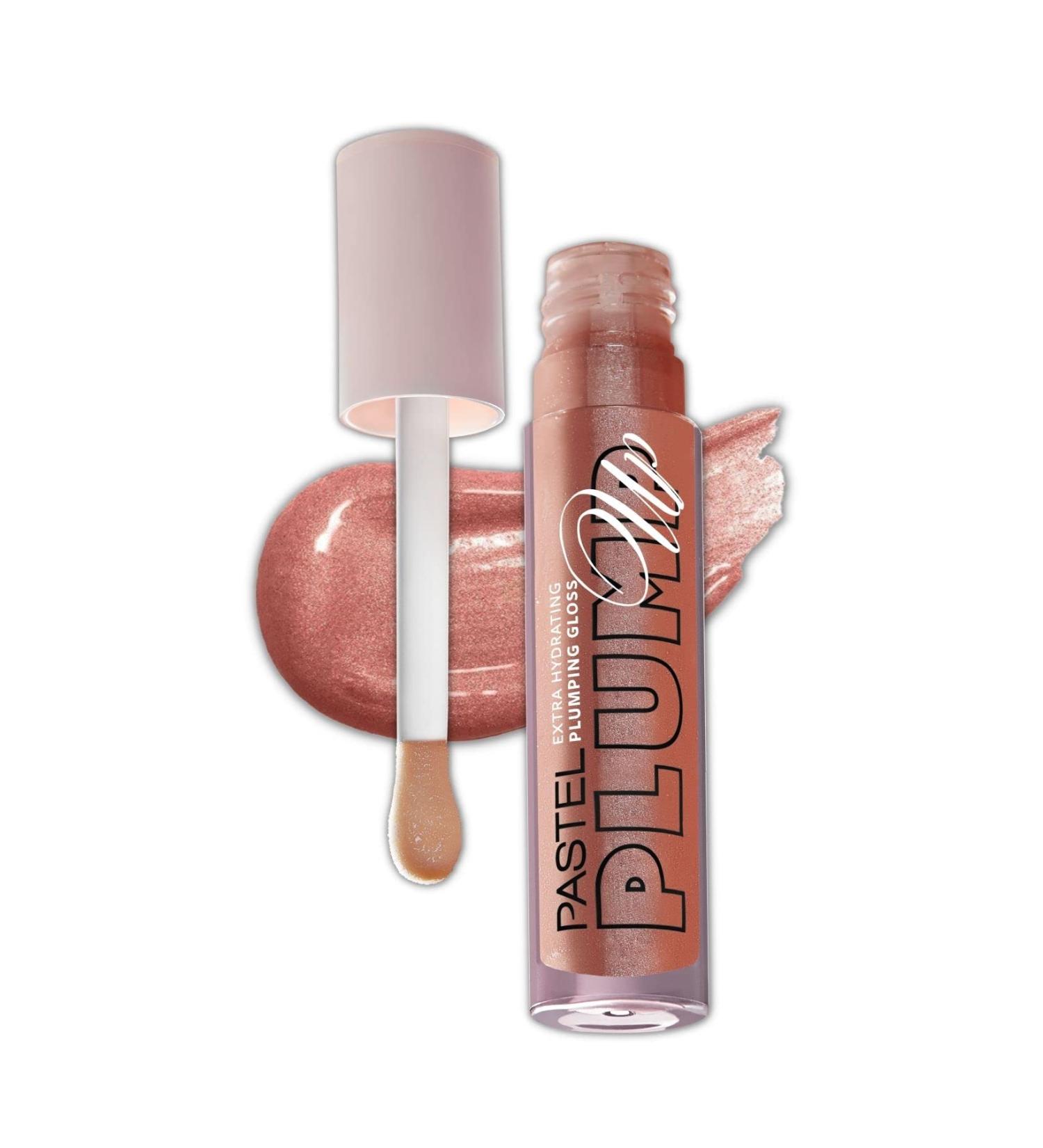 Pastel Plump-Up Extra Hydrating Plumping Gloss | Loverdose Bronze 202 | Instant Plumping & Hydration with Aloe Vera & Hyaluronic Acid | Ultra-Soft Glossy Finish - Buy Online on GoSupps.com