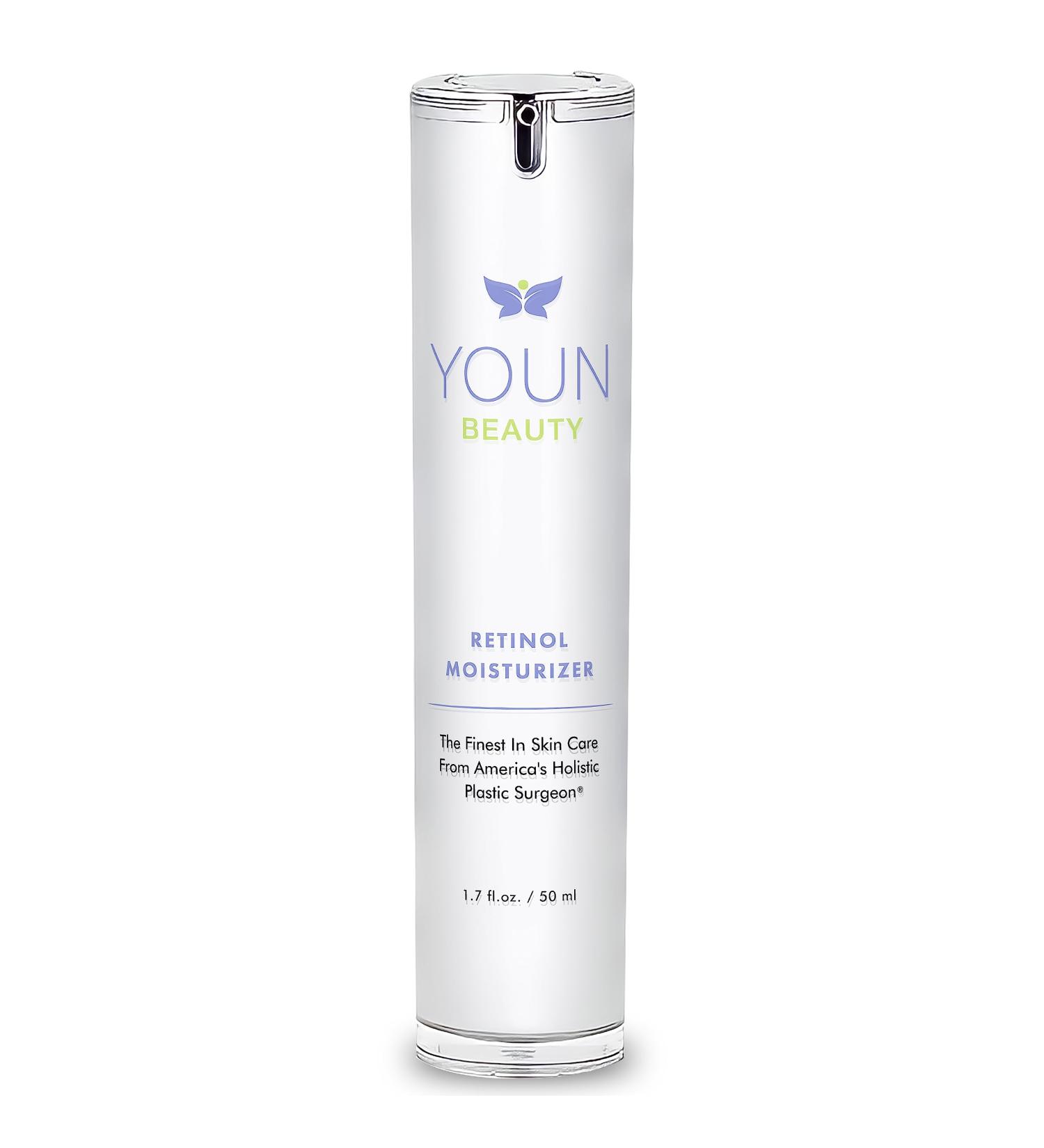 YOUN Beauty 2.5% Retinol Night Cream Moisturizer - Paraben-Free with Vitamin B5 E Hyaluronic Acid & Green Tea | 50ml by Dr. Anthony Youn - Shop Now for Skin Renewal - Buy Online on GoSupps.com