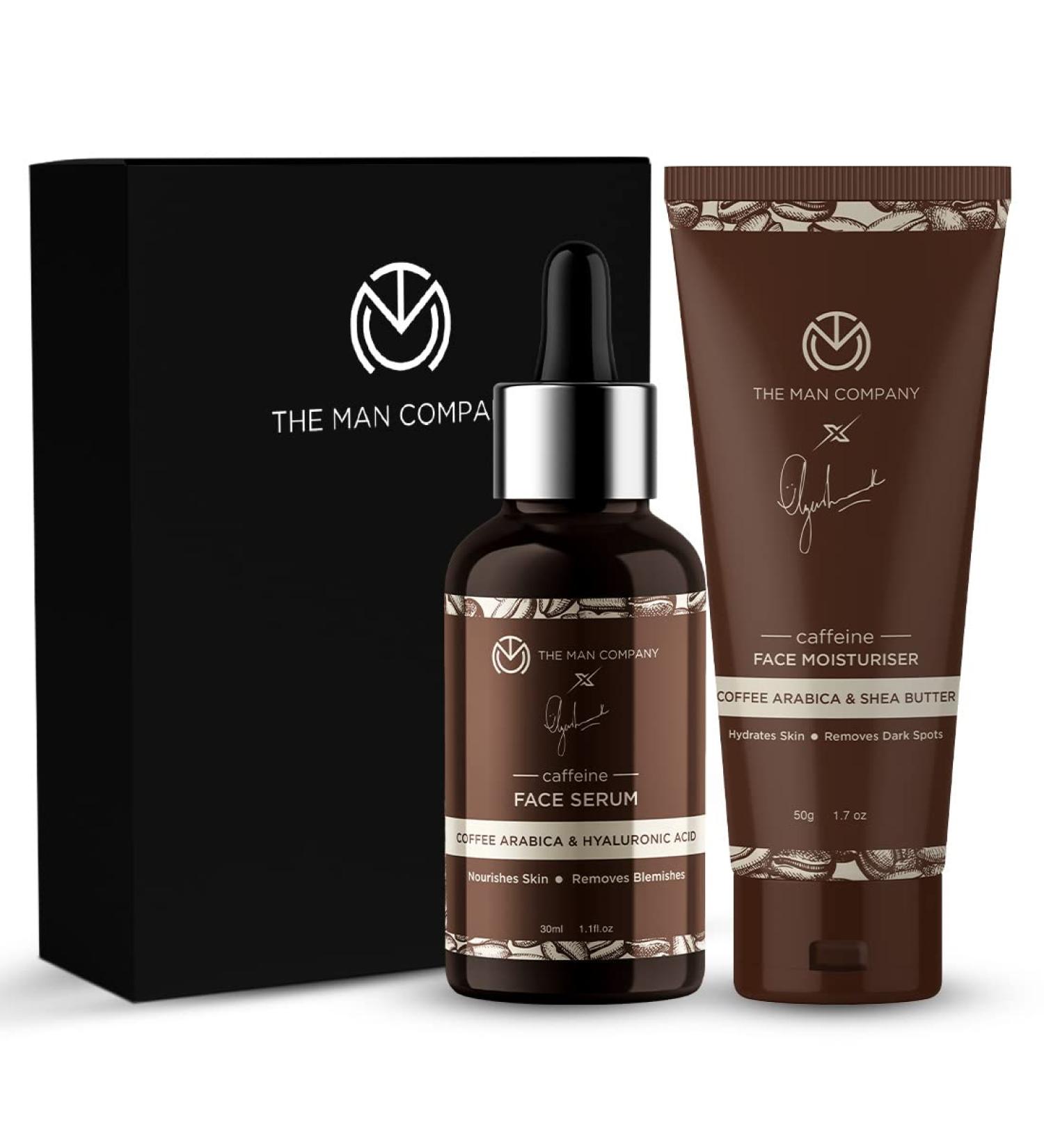 Buy The Man Company Coffee Moisturising Face Care Kit | Deep Nourishment & Hydration for All Skin Types | International Shipping - Buy Online on GoSupps.com