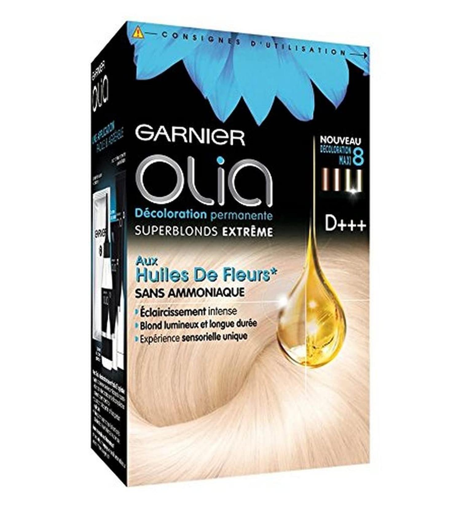 Garnier Olia Permanent Hair Color Oil - Ammonia-Free Blond D+++ - Maxi 1 Pack - International Shipping - Buy Online on GoSupps.com