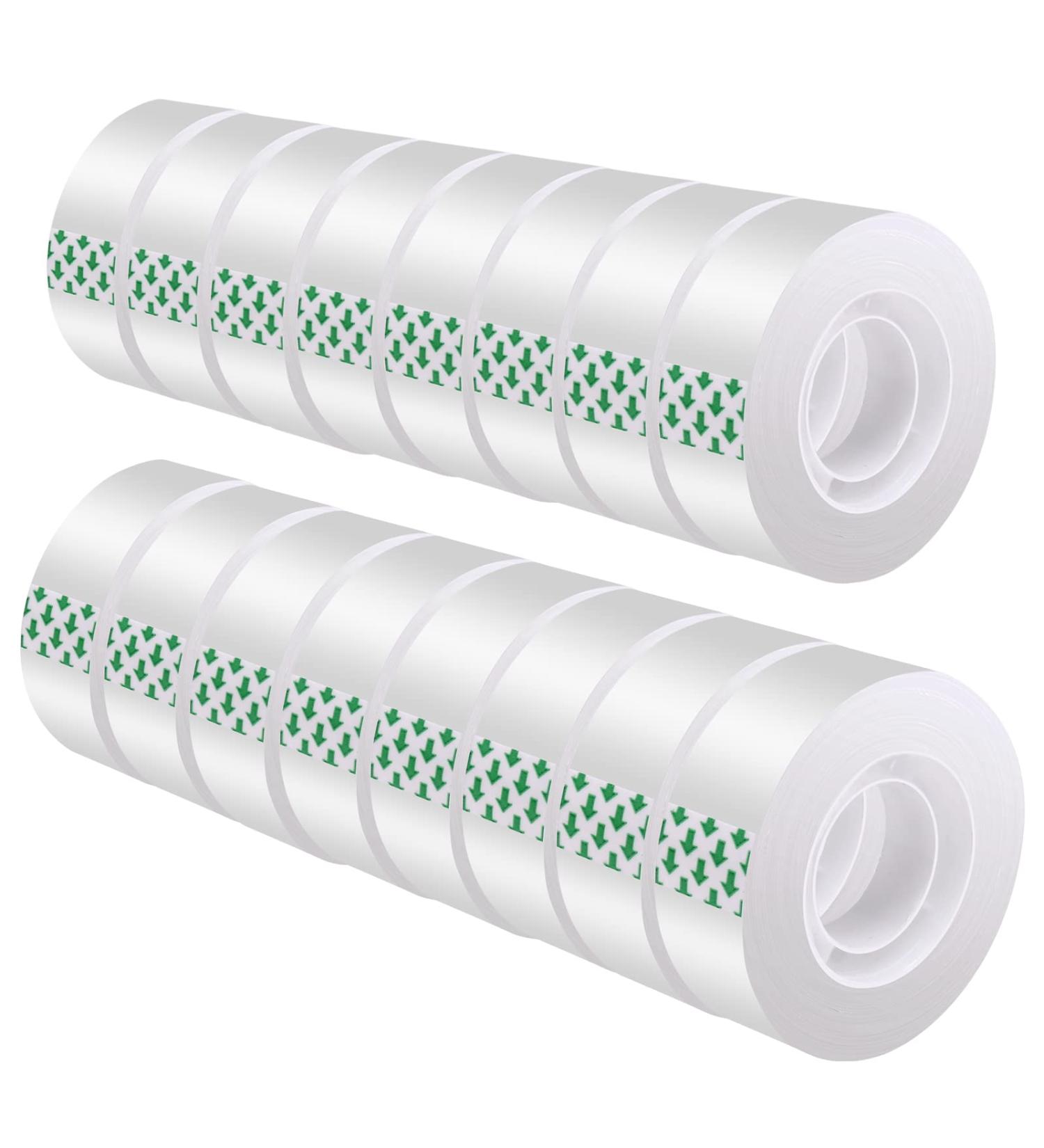 DHOOZ 16 Rolls Clear Tape for Gift Wrapping  Transparent Tape Refills  Premium Gift Wrapping Tape Rolls  Gift Tape  Gift Wrap Tape  Office Tapes Bulk for Wrapping Gifts  Desk Supplies  Home  School - Buy Online on GoSupps.com