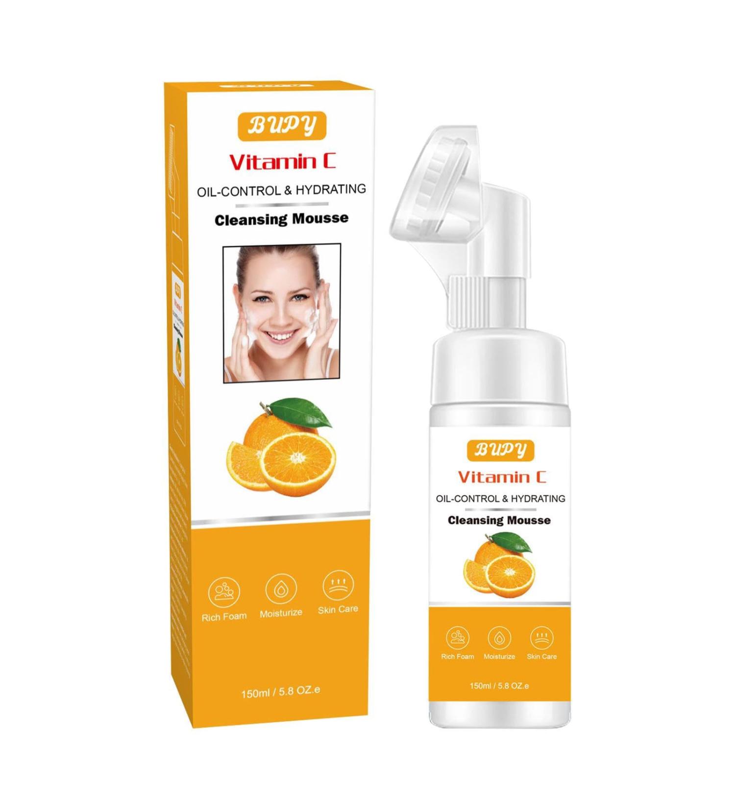  bellv Foaming facial cleanser with vitamin C powerful and brightening facial cleanser - Facial cleanser for most skin types - Facial cleanser for women - Buy Online on GoSupps.com