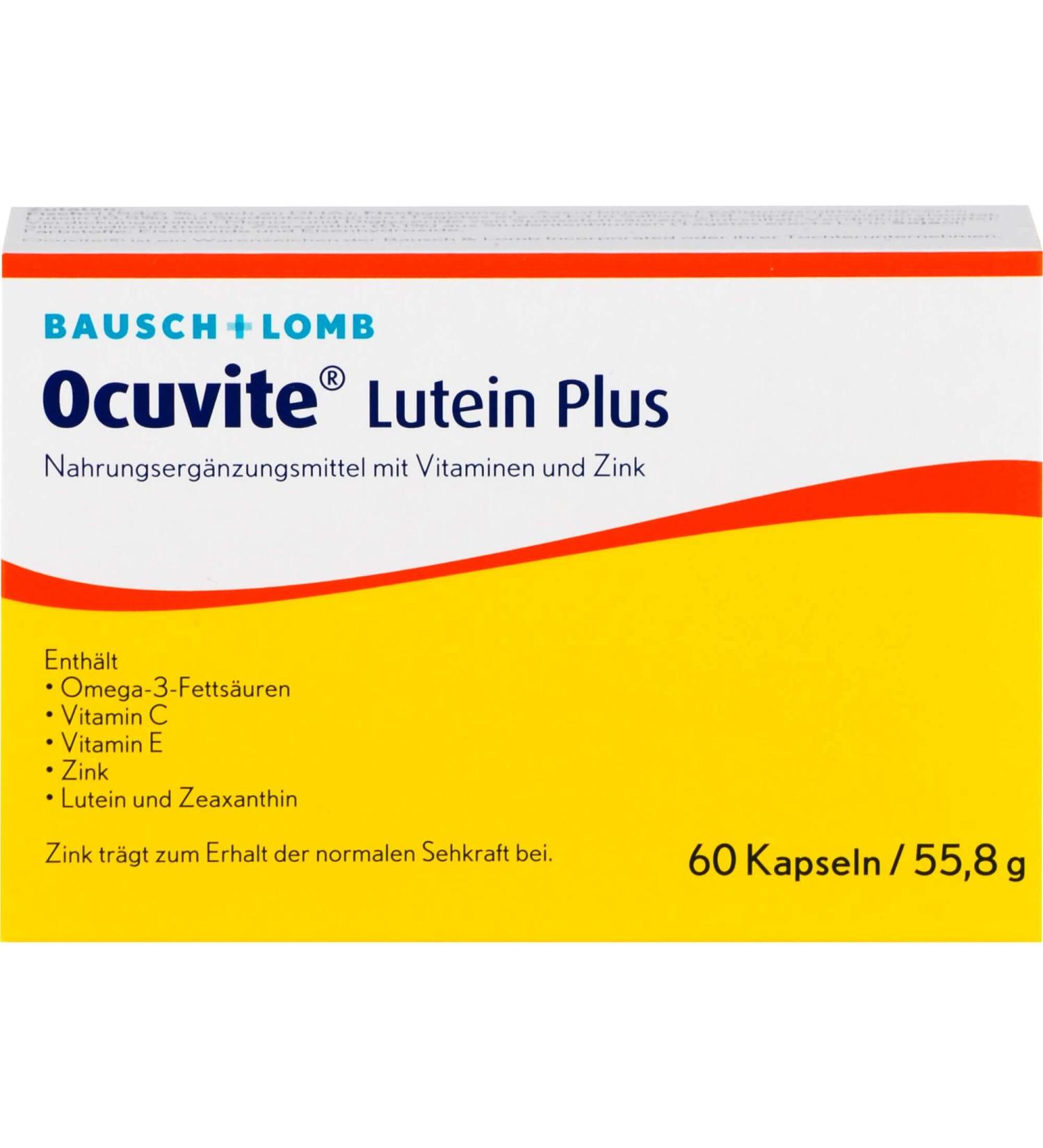 Buy Dr. Gerhard Mann Ocuvite Lutein Plus Capsules - 60 Count | Premium Eye Health Supplement | International Shipping Available - Buy Online on GoSupps.com