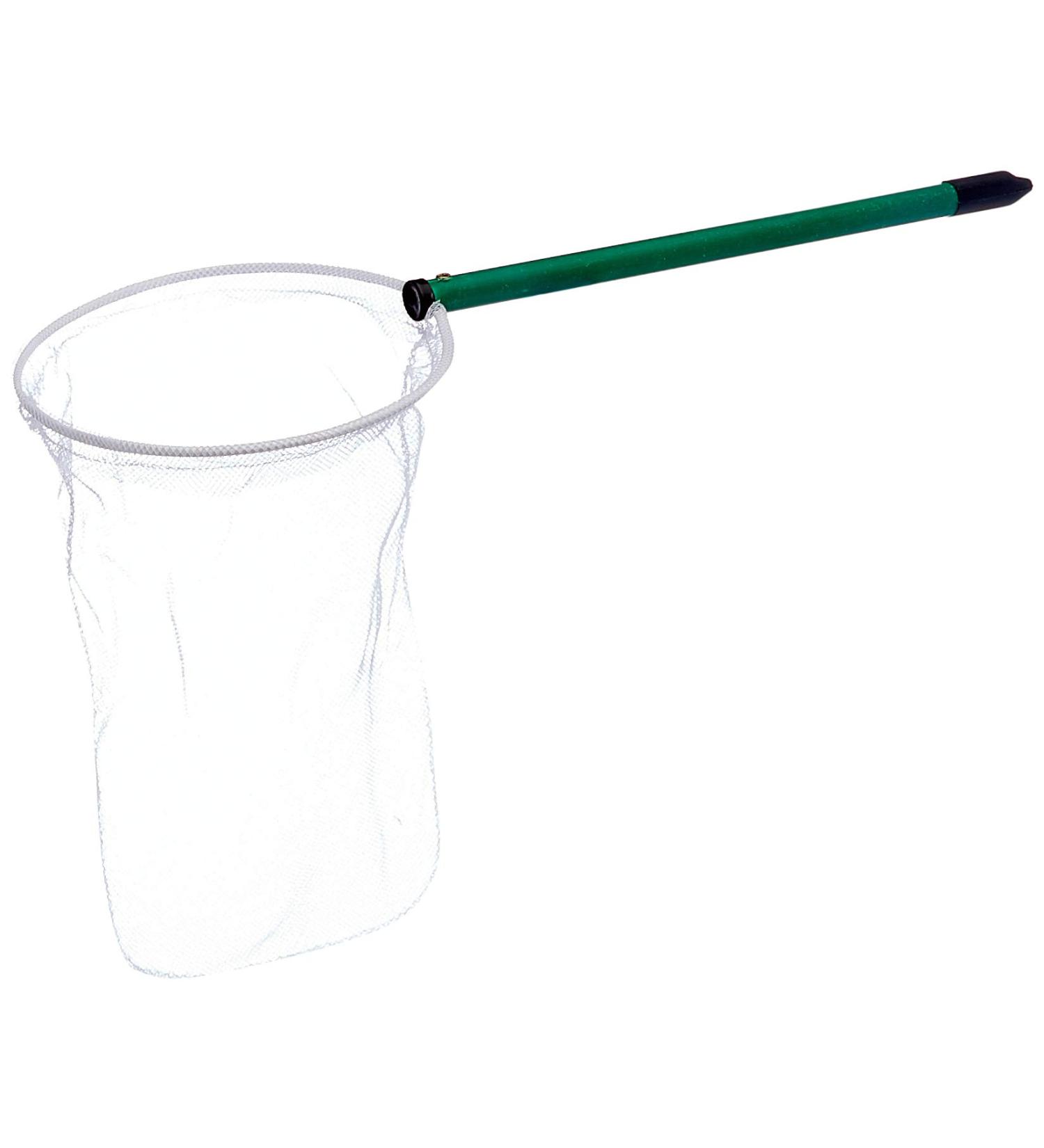 Nobby Bird fishing net tulle No. 2 handle 30 cm tulle head 18 cm x 36 cm green black white - Buy Online on GoSupps.com