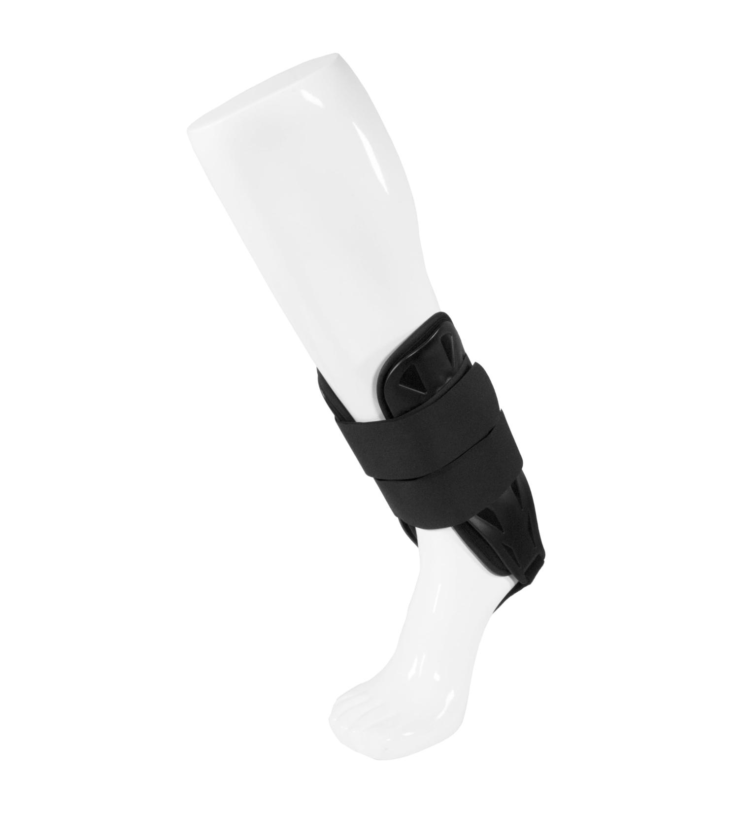 Buy OTC Hinged Ankle Stabilizer - Adjustable Stirrup Brace for Sprains & Injuries | Rigid Stays Black X-Small - International Shipping Available - Buy Online on GoSupps.com