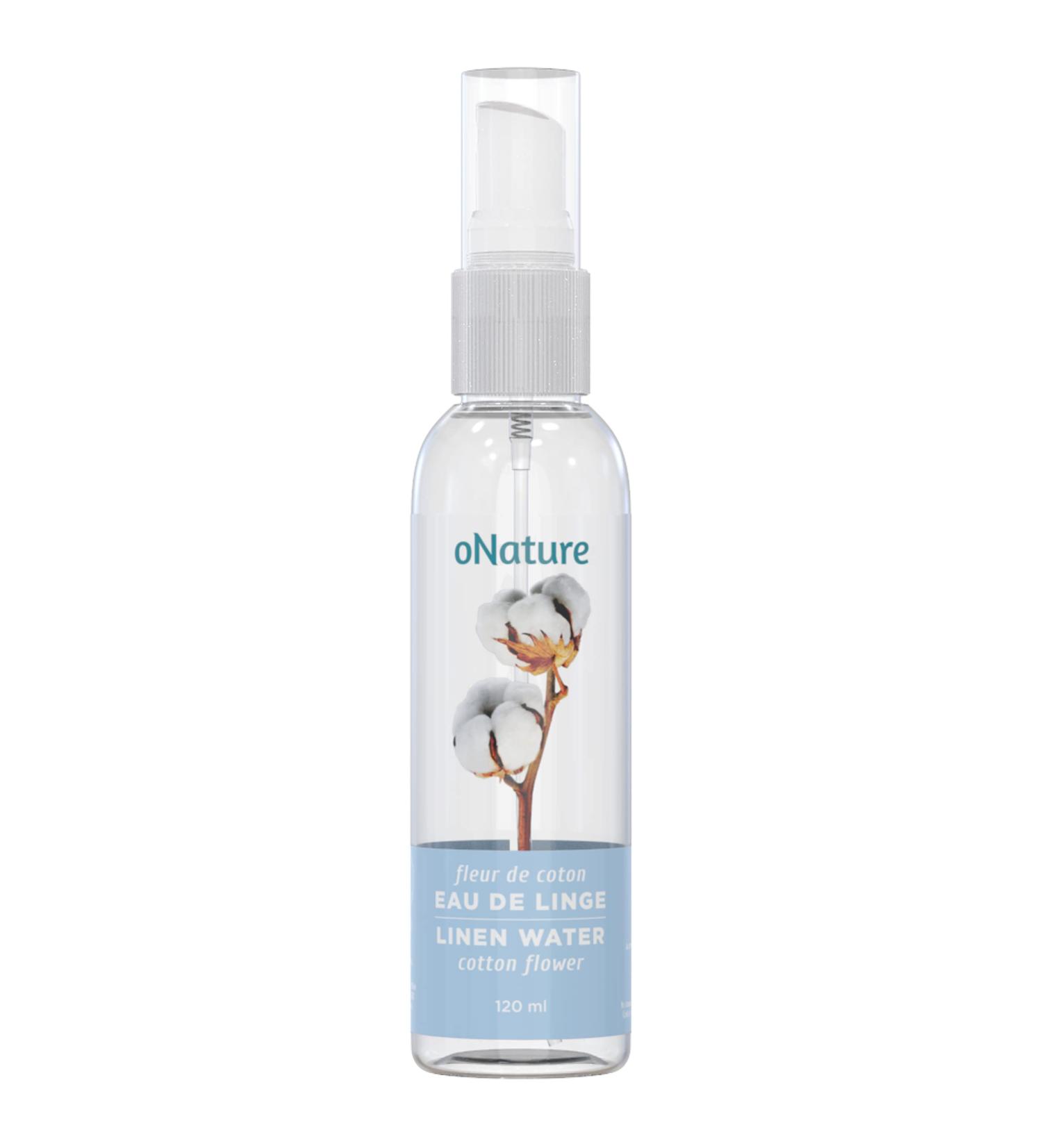oNature Fabric Refresher Spray Water Mist for Linen - Made in Canada from Natural Healthy Ingredients - Guaranteed Without Harmful Chemicals (Cotton Flower Aroma 120ml Sprayer) Cotton Flower 120 ml (Pack of 1) - Buy Online on GoSupps.com
