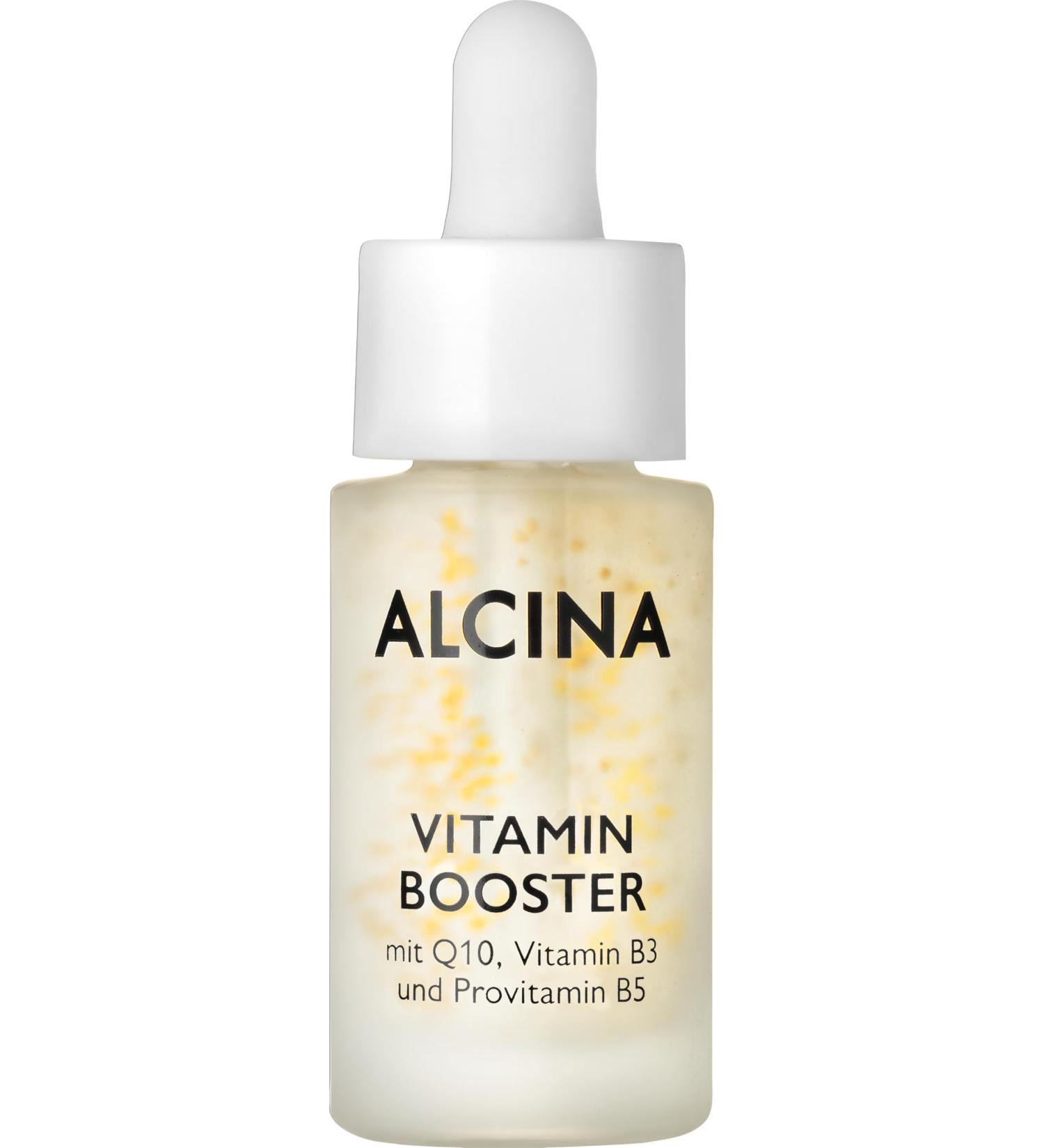 Dr AS ALCINA Vitamin Booster 1 x 15 ml for a healthy visibly smooth appearance concentrated facial serum with Q10 vitamin B3 and provitamin B5 - Buy Online on GoSupps.com