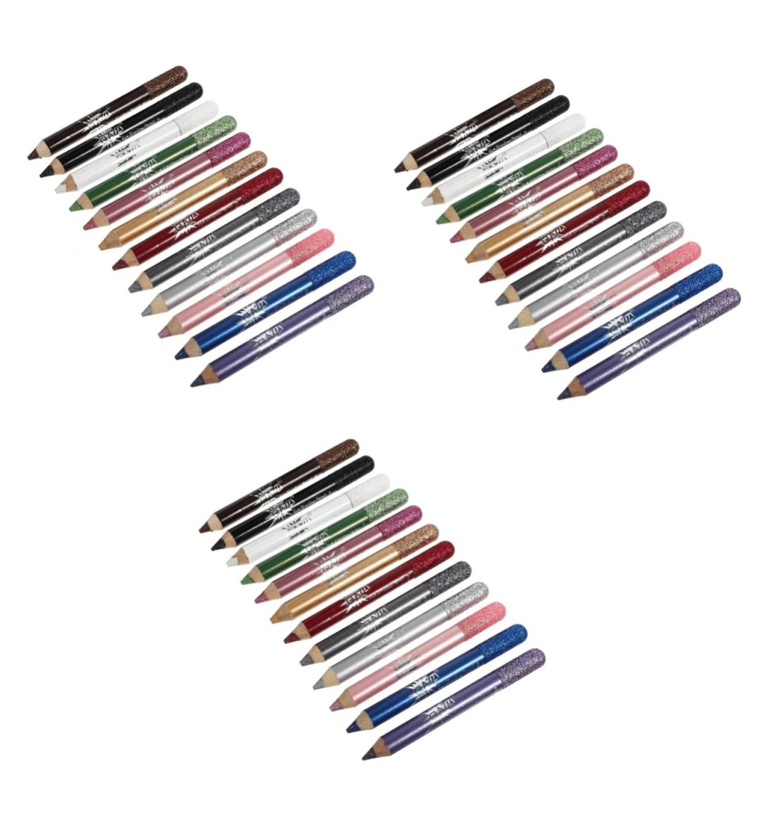 FOMIYES 36 Pcs Pearlescent Eyeshadow Pencil Eyeshadow Stick Eyeliner Pencil Eye Shadow Sticks Girl Lasting 1 count (Pack of 1) Assorted Colorx3pcs - Buy Online on GoSupps.com