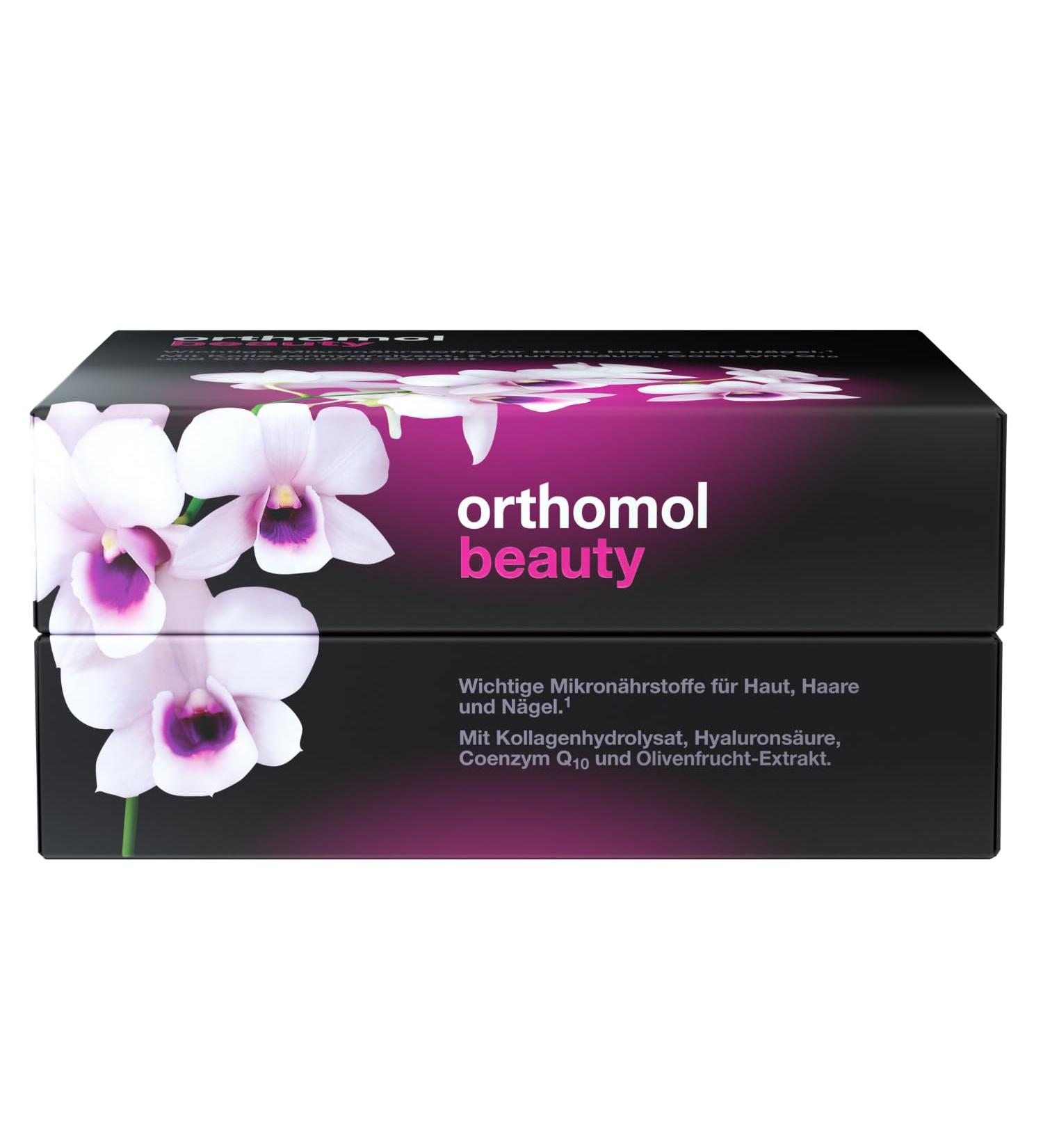 Buy Orthomol Beauty for Women - Supports Skin Hair & Nails | Coenzyme Q10 Biotin & Zinc | 30 Daily Portions - Buy Online on GoSupps.com