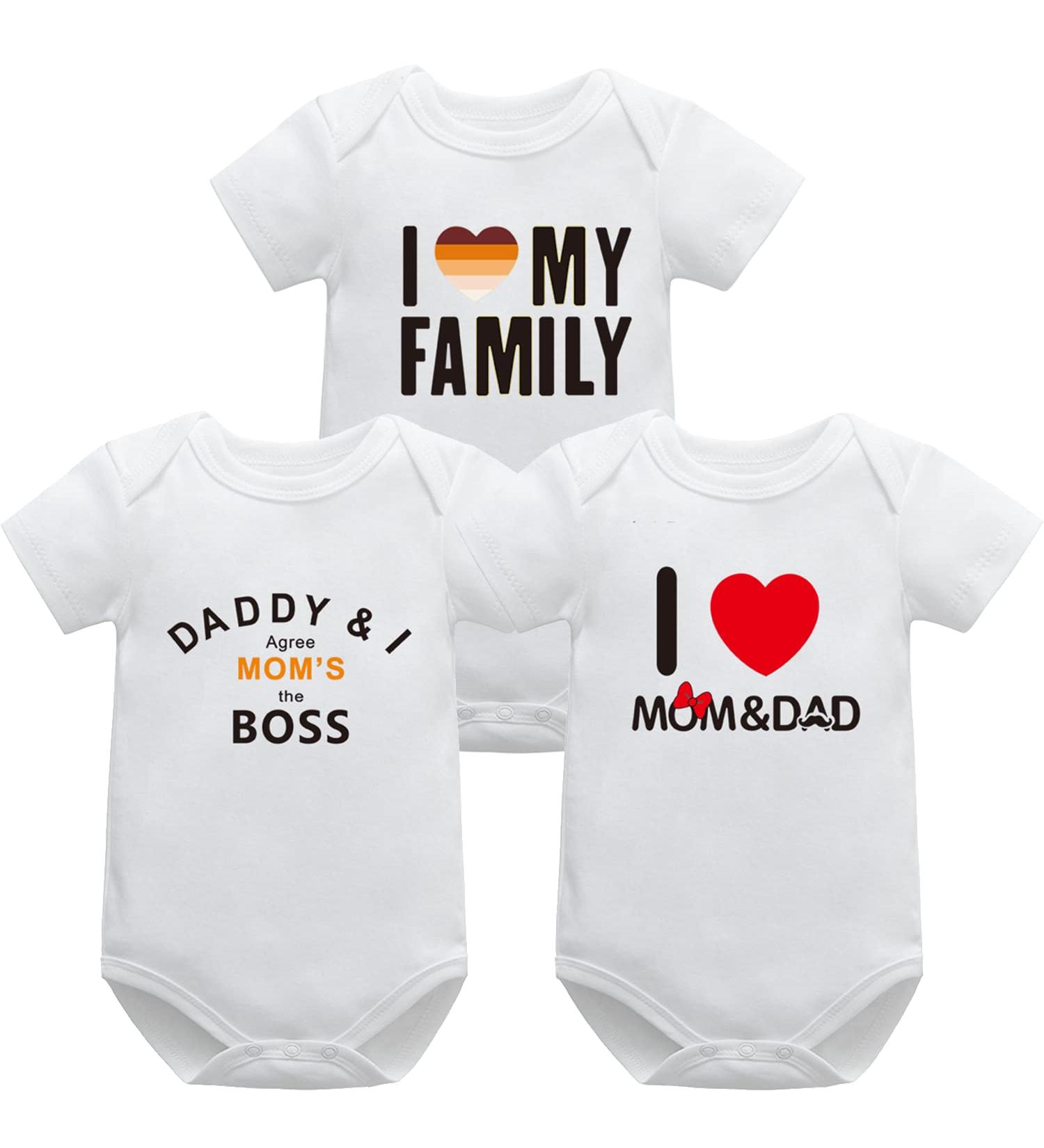 Bestele Baby Bodysuits Set of 3 for Newborn Boys and Girls | Short Sleeve Cotton Onesies Rompers | Infant Coveralls Undershirts | 9-12 Months Size - Buy Online on GoSupps.com