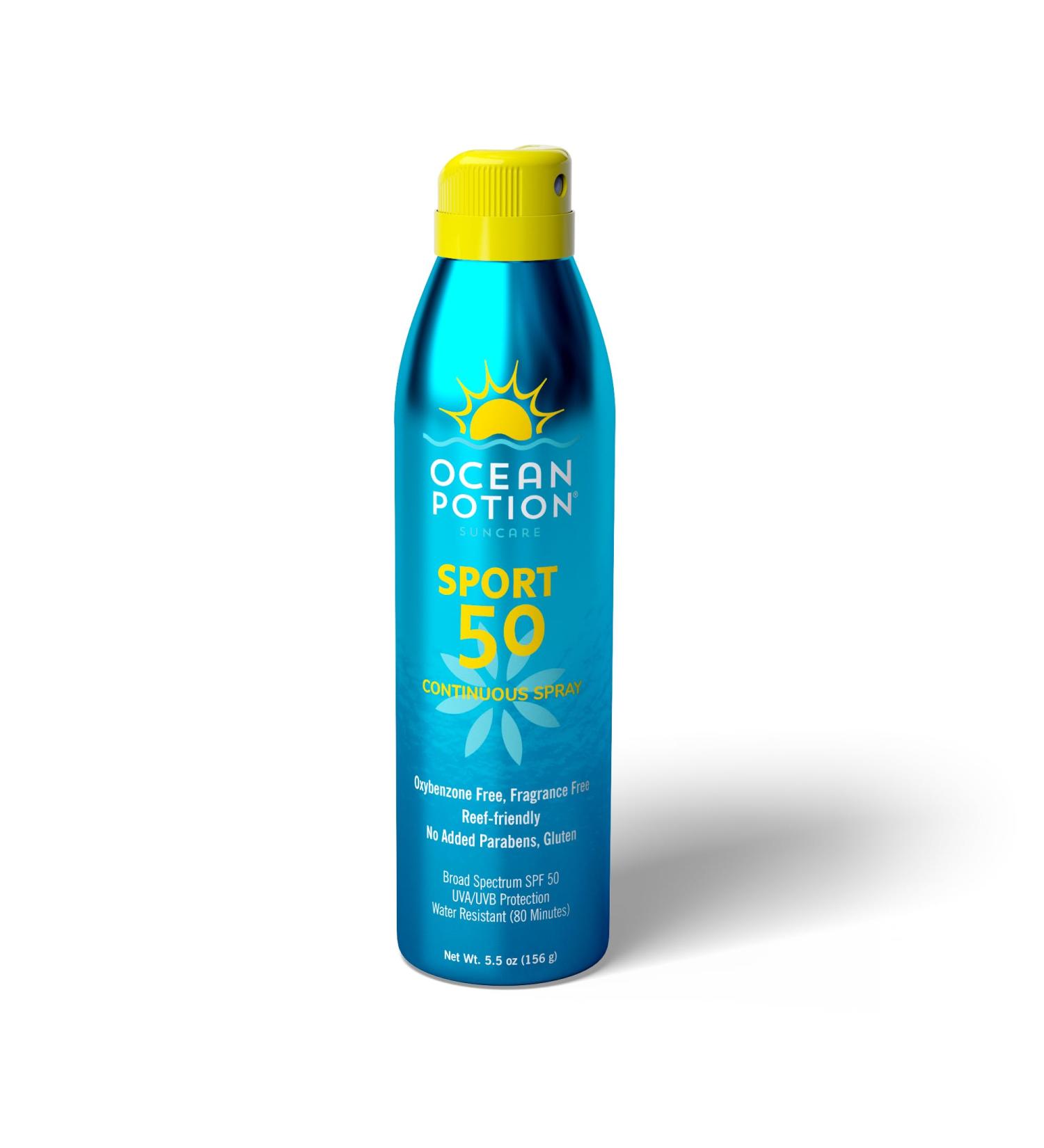 Ocean Potion Sport SPF 50 C-Spray 5.5oz - Ultimate Sun Protection for Outdoor Activities | Buy Online Internationally - Buy Online on GoSupps.com