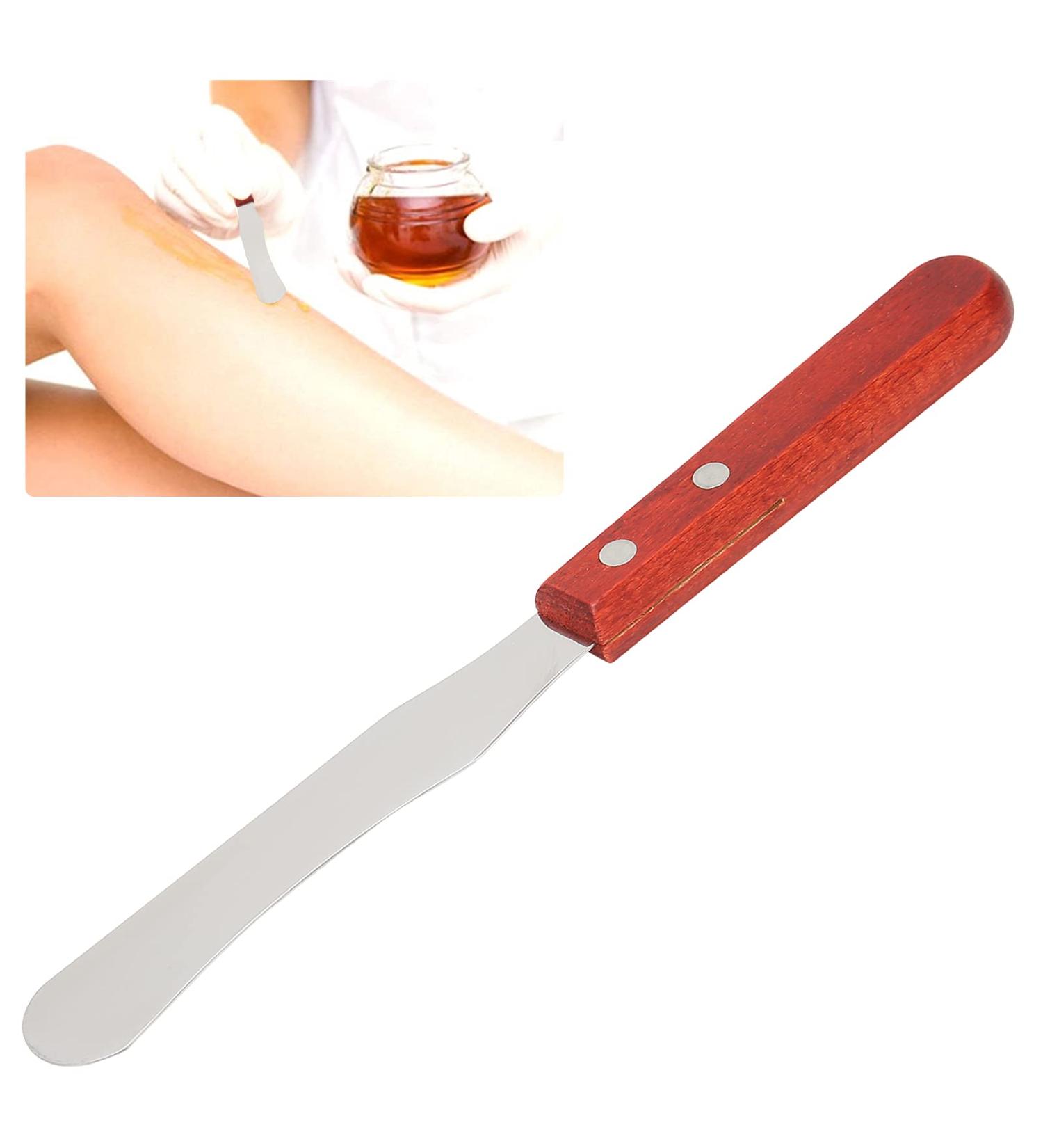 Wax Grow Metal Body Hair Removal Sticks - Portable Wax Applicator Spatula for Smooth Skin - Buy Online on GoSupps.com