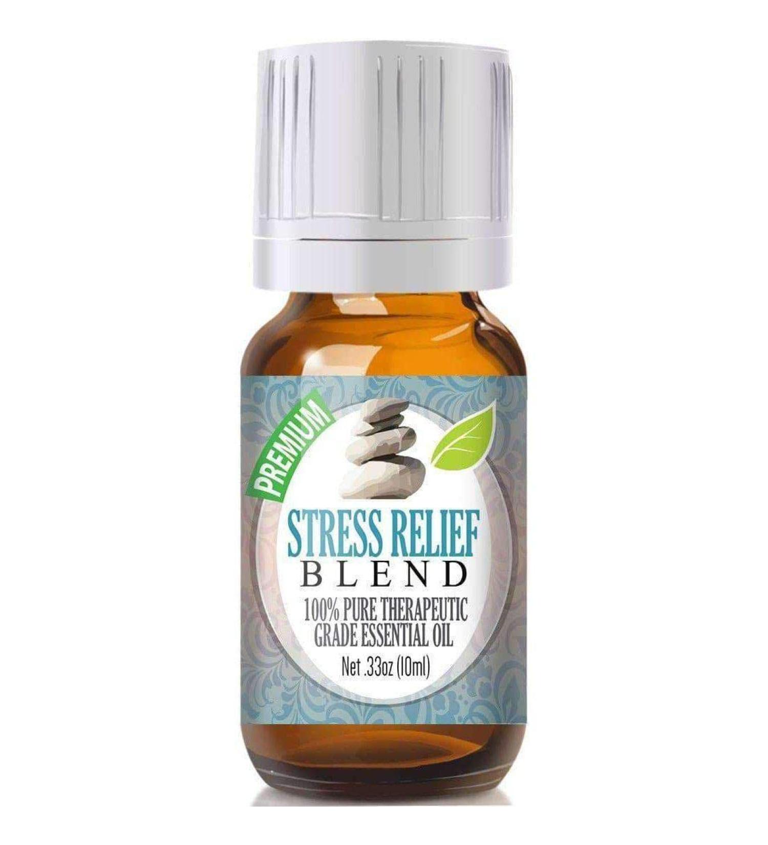 Stress Relief Blend Essential Oil - 100% Pure Therapeutic Grade Stress Relief Blend Oil - 10ml - Stress Release Essential Oil
