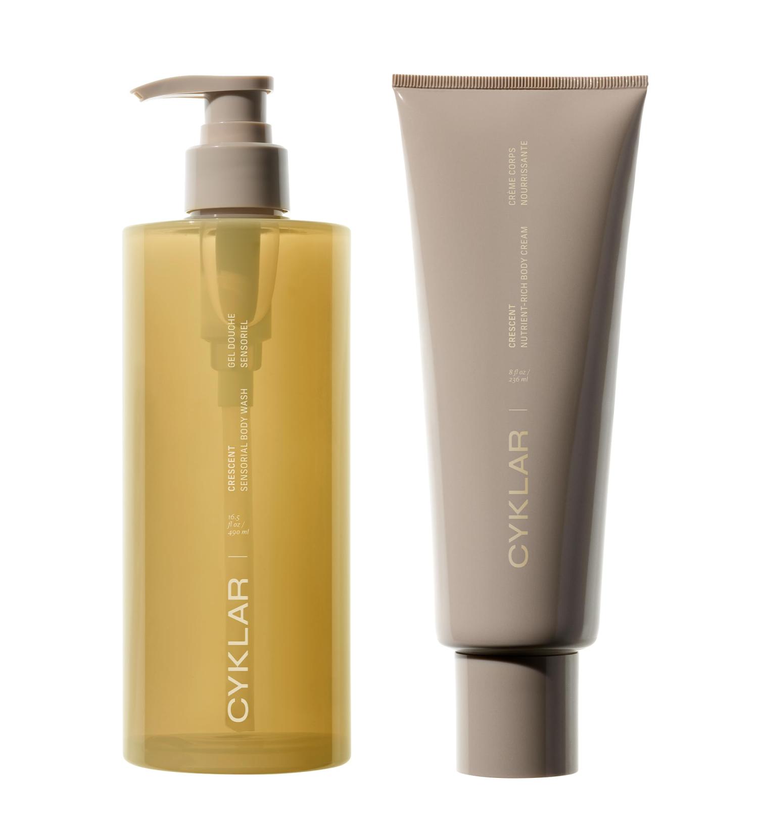 CYKLAR - Nutrient Rich Body Cream + Sensorial Body Wash - Bundle - Crescent Fragrance - Buy Online on GoSupps.com
