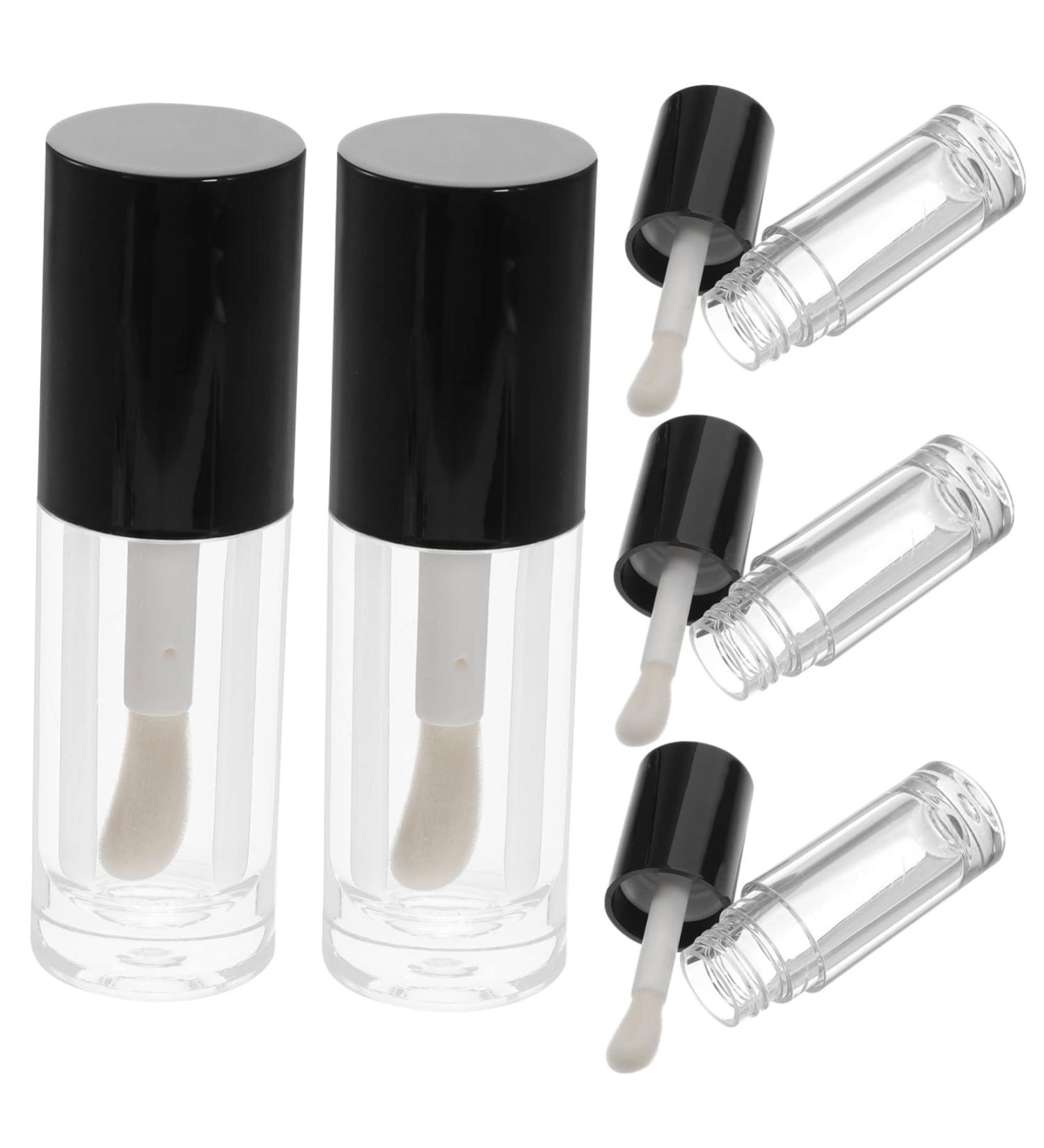  TOVINANNA 5 Pieces Lip Gloss Tube Clear Lip Glosses Empty Lipstick Tube Shiny Lip Gloss Refillable Lip Balm Bottles Shiny Lip Stain Lip Gloss Containers Lip Gloss Bottles Mini - Buy Online on GoSupps.com
