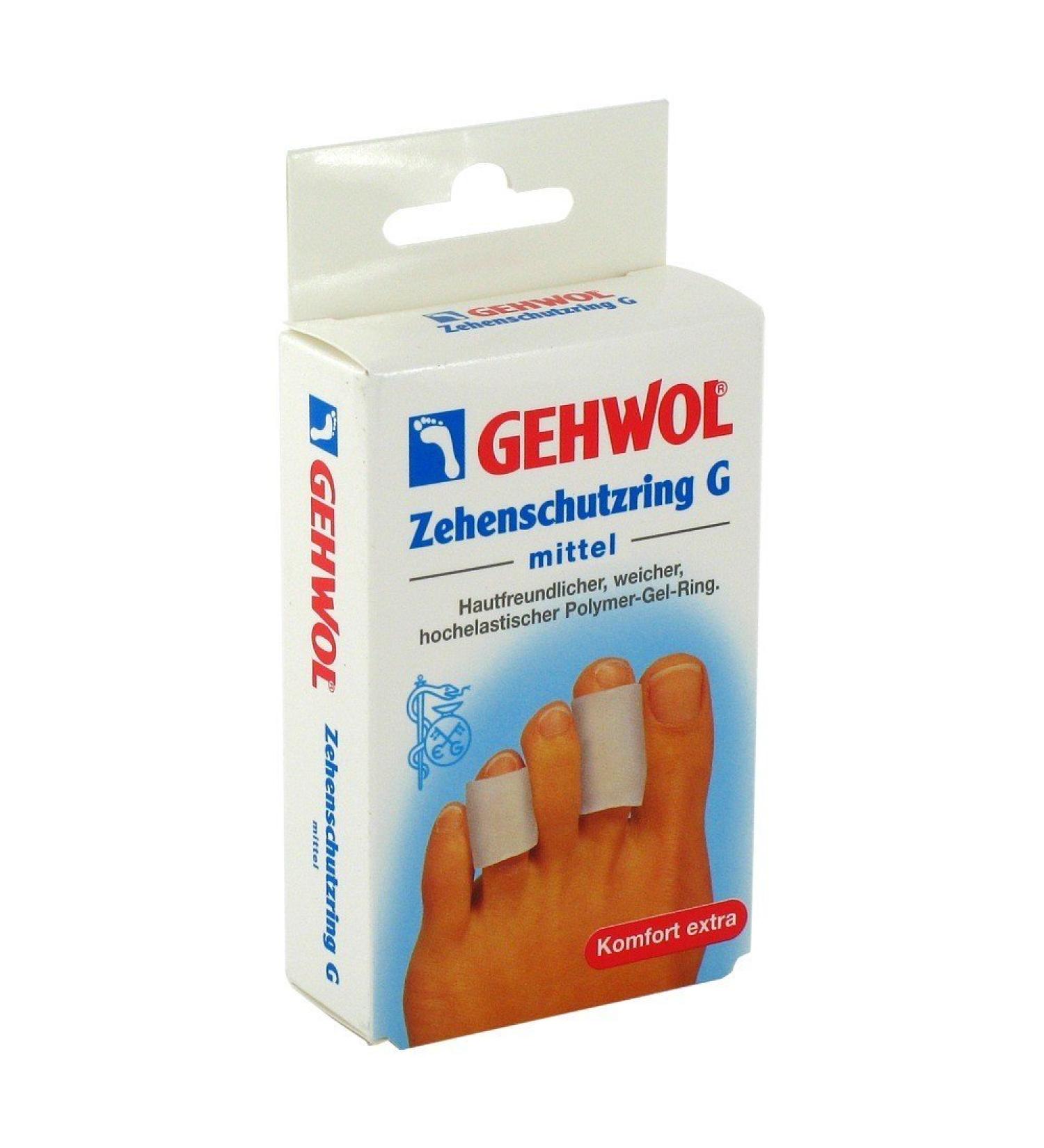 Gehwol 1026926 Toe Protection Ring G Polymer Gel Ring Medium M (Pack of 2)