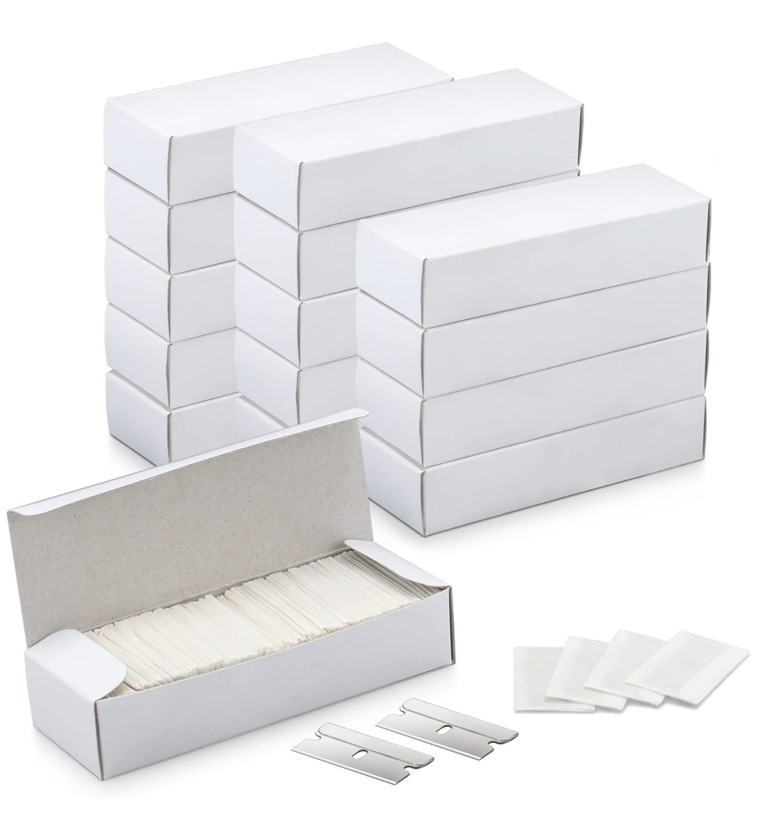 REXBETI 1400PCS Single Edge Razor Blades  Industrial Razor Blades  Box Cutter Replacement Blades  Glass Scraper Razor Blades 1400pcs blades - Buy Online on GoSupps.com
