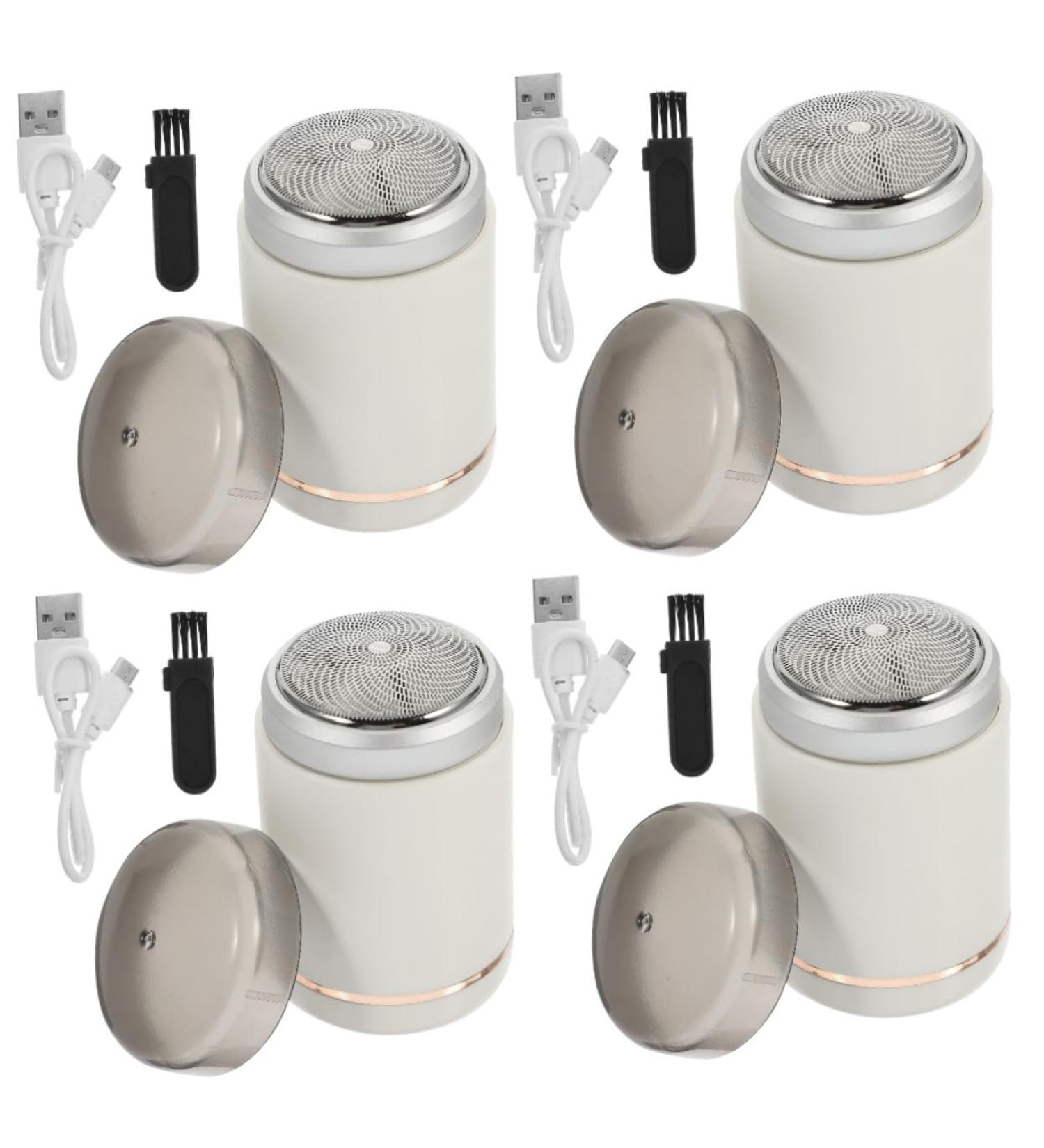 Minkissy 4 Sets Electric Body Trimmer for Men - Razor Face & Beard Shaver Portable Mini Clippers - Ideal Grooming Accessories - Buy Online on GoSupps.com