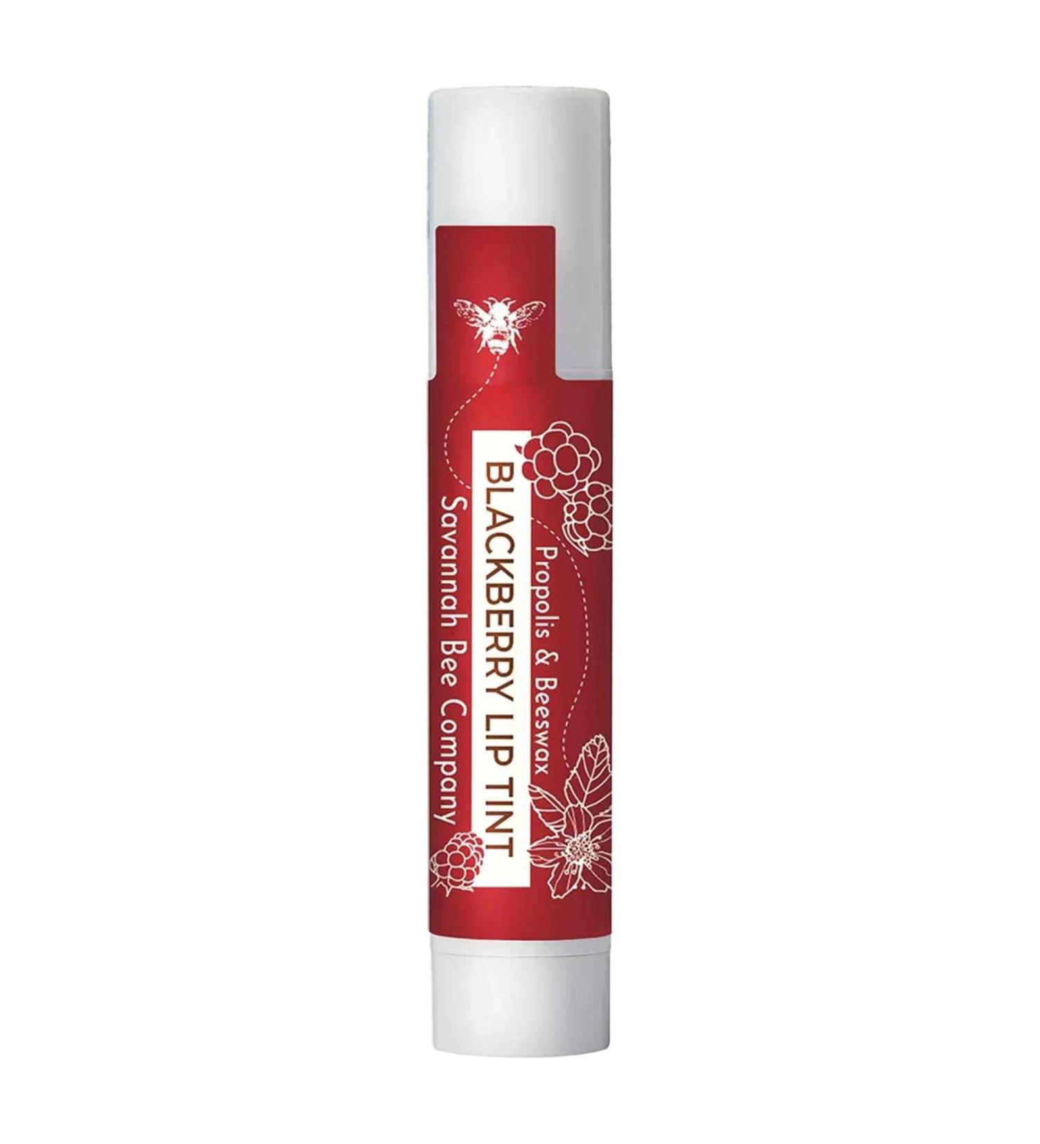 Savannah Bee Company Blackberry Extract Lip Tint | Moisturizing Beeswax & Propolis Lip Balm for Soft Lips - Buy Online on GoSupps.com