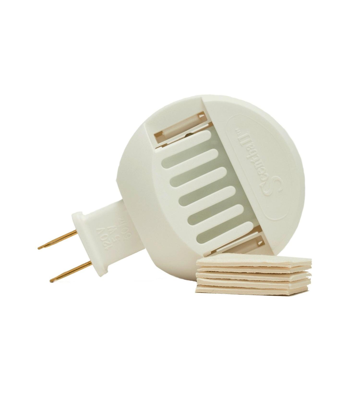 Aromatic Plug-in Ball Diffuser for Diffusing Essential Oils & Aromas Includes 10 Reusable Cotton Pads