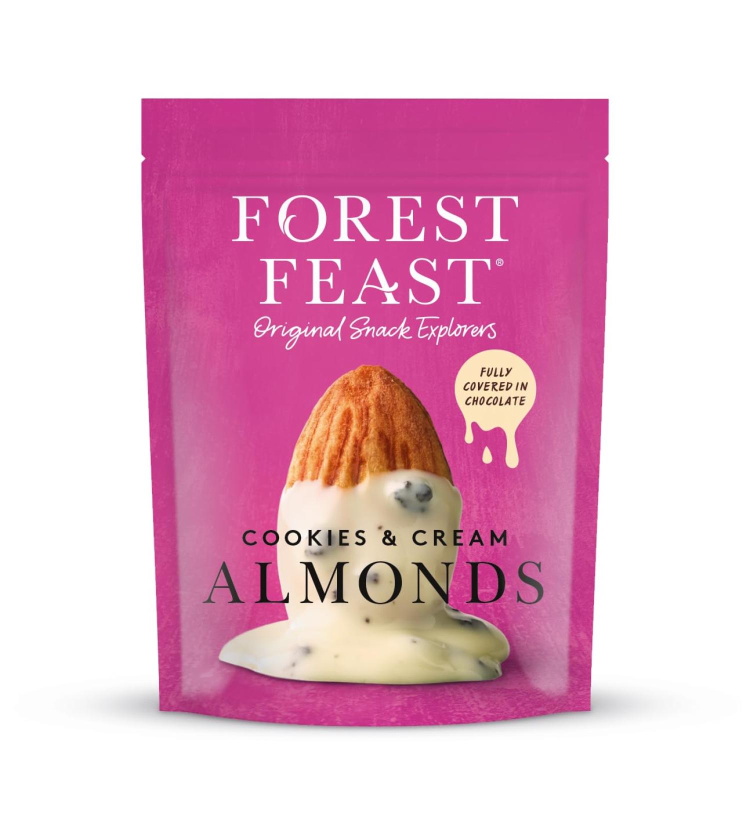  Forest Feast Forest Feast Cookies & Cream Amonds Pochette de 120 g - Buy Online on GoSupps.com