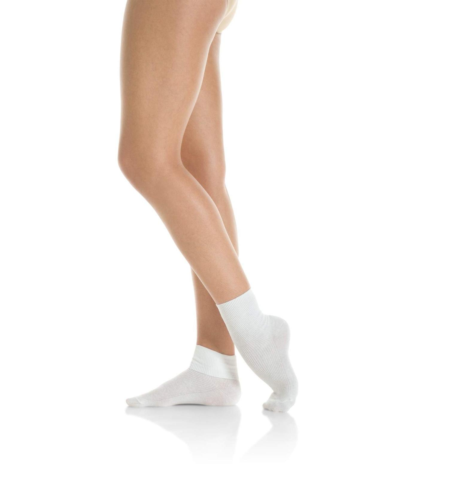 Mondor 167 Ankle Length Figure Skating Socks Black 9-11