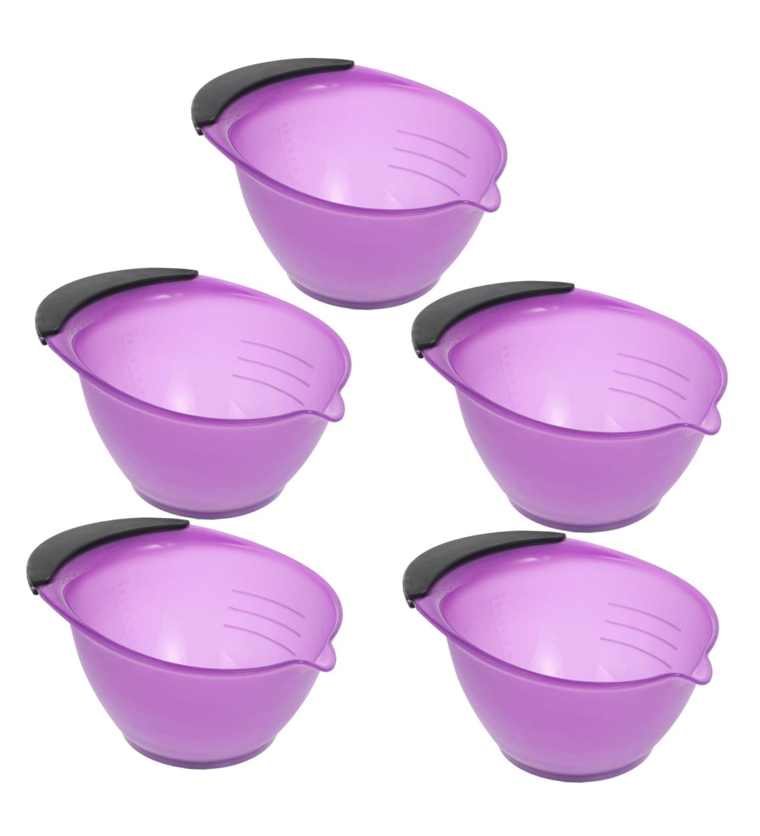 Healeved 5 pi ces Lot de Bols M langeurs pour Coloration Capillaire avec Poign e Antid rapante Bol Salon et Durable Parfait pour Usage Professionnel et Domicile - Buy Online on GoSupps.com