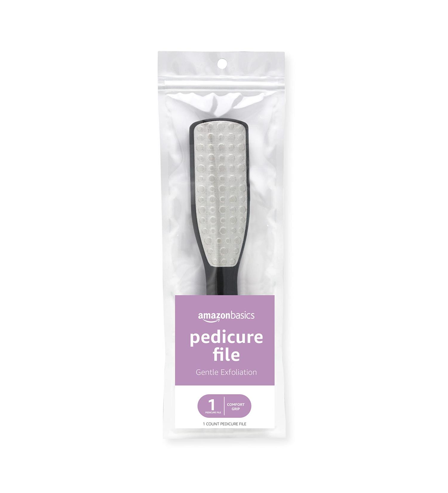 Amazon Basics Pedicure File - Black | Professional Foot Care Tool - Buy Online on GoSupps.com