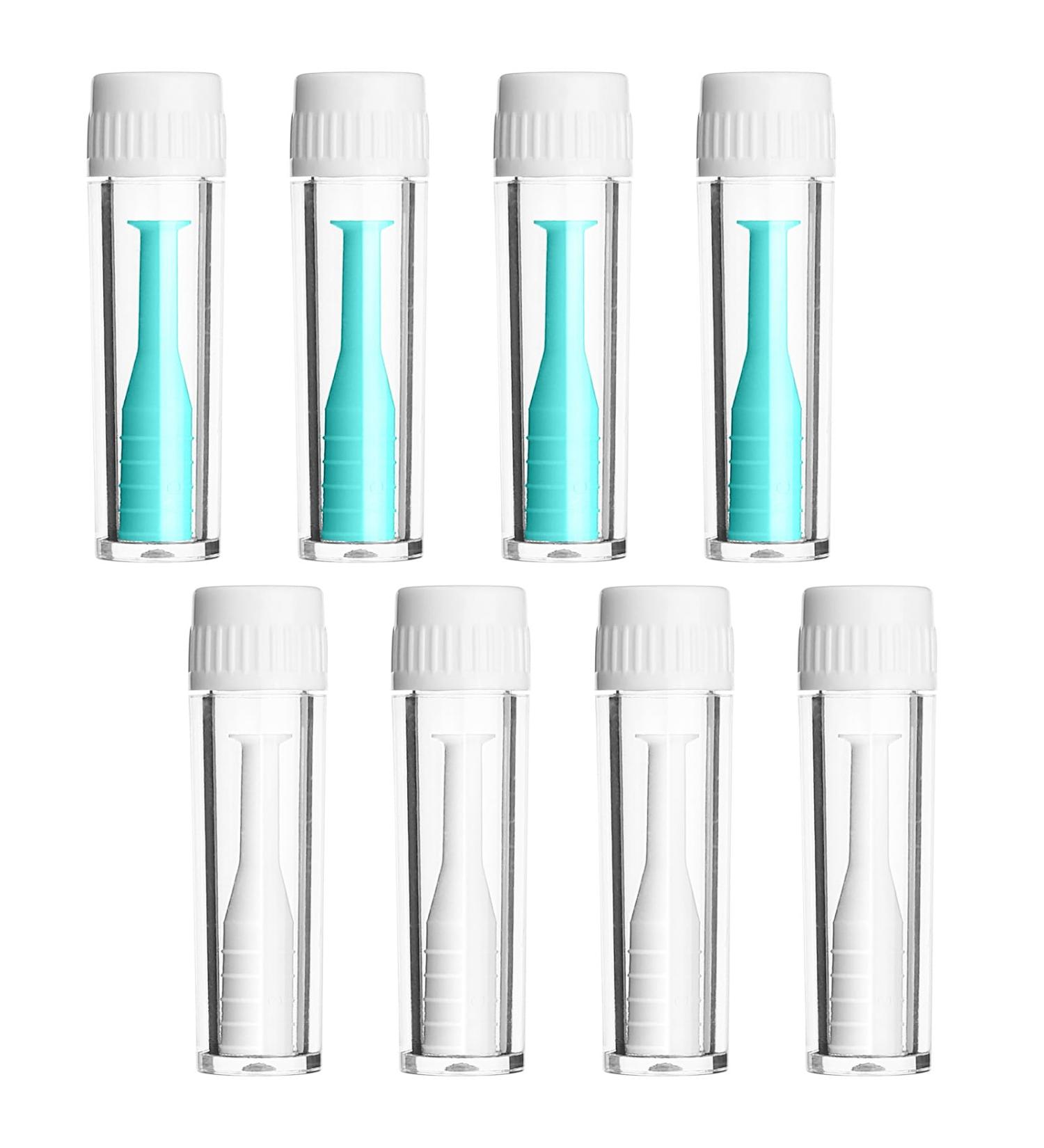KMZ 8 Piece Contact Lens Remover Set - Portable Soft Suction Holder with Ventless Bottles for Daily Outdoor Use - Buy Online on GoSupps.com